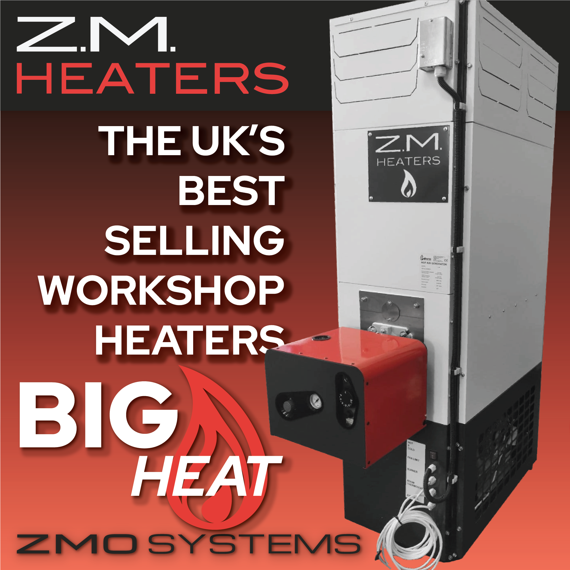ZM Heaters Facebook ad: ZM Automatic Multi-Fuel WASTE OIL Warm Air Heaters…