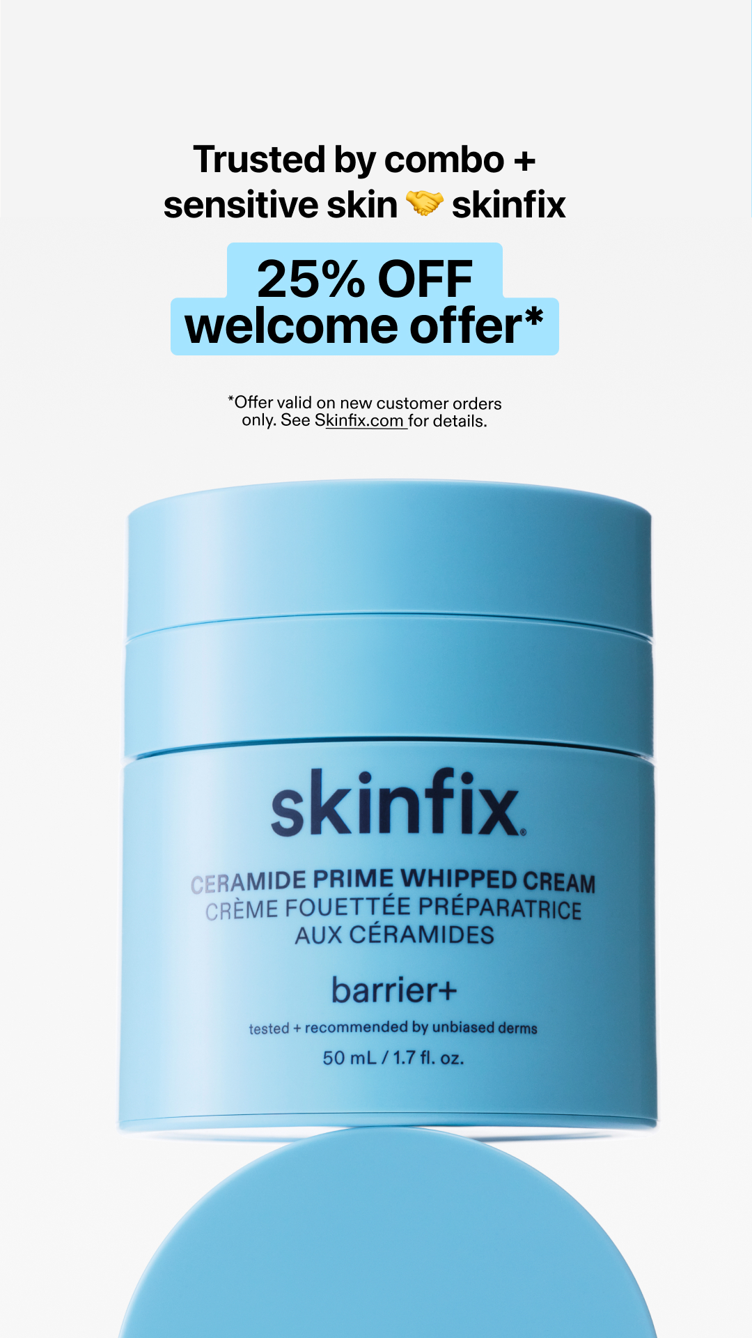 Skinfix Inc. Facebook ad