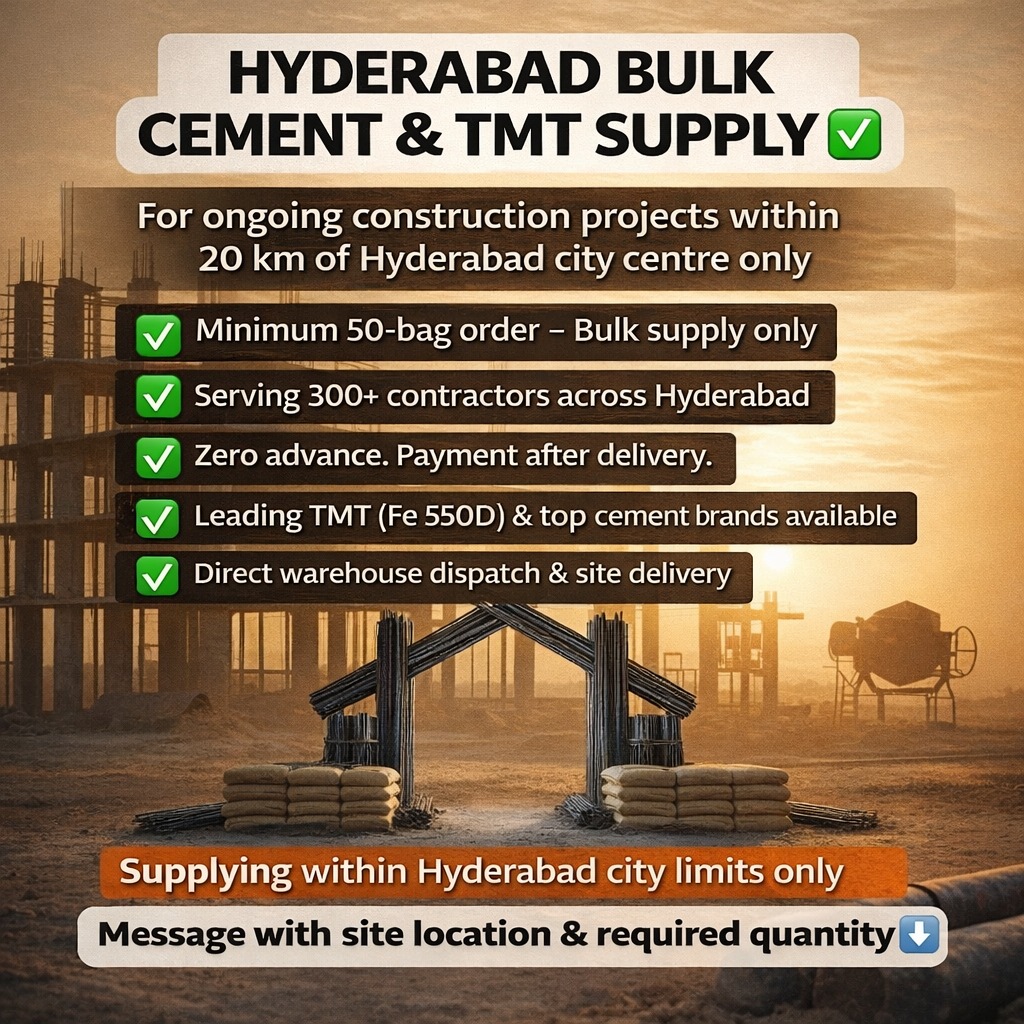 National Trading Company Facebook ad: Hyderabad Site Delivery Only
