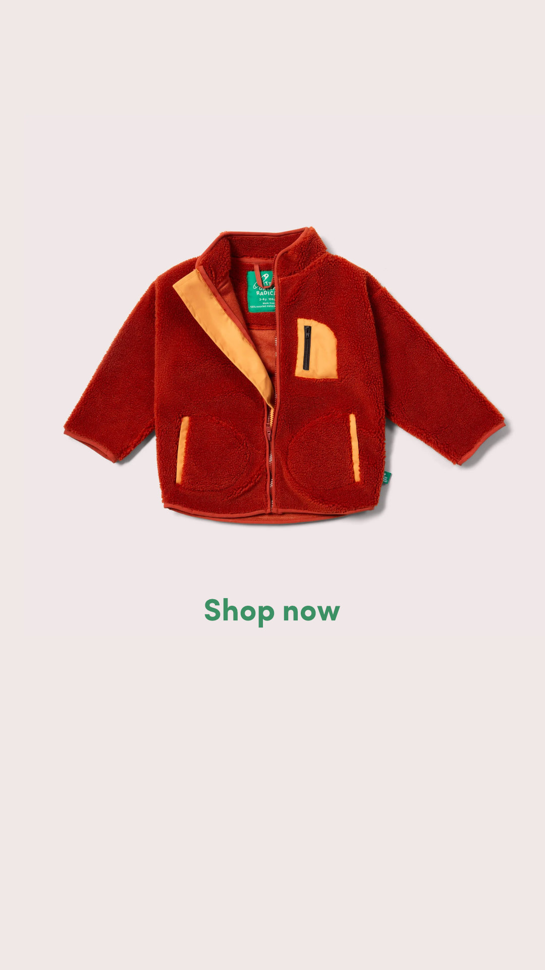 Little Green Radicals Facebook ad: Made For Adventure