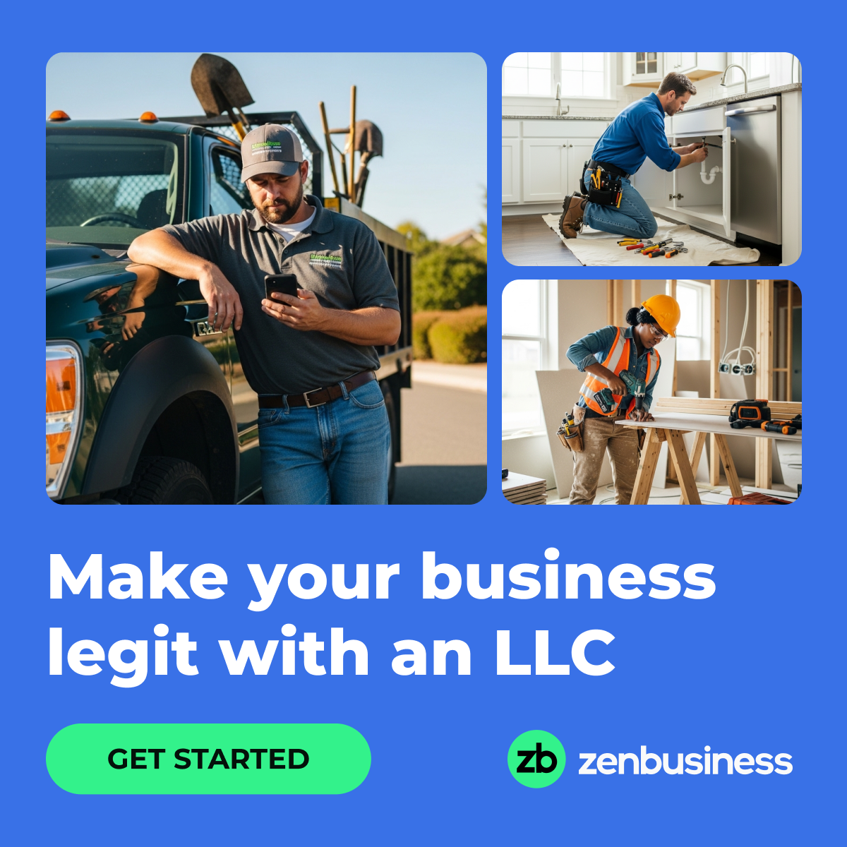 ZenBusiness Facebook ad