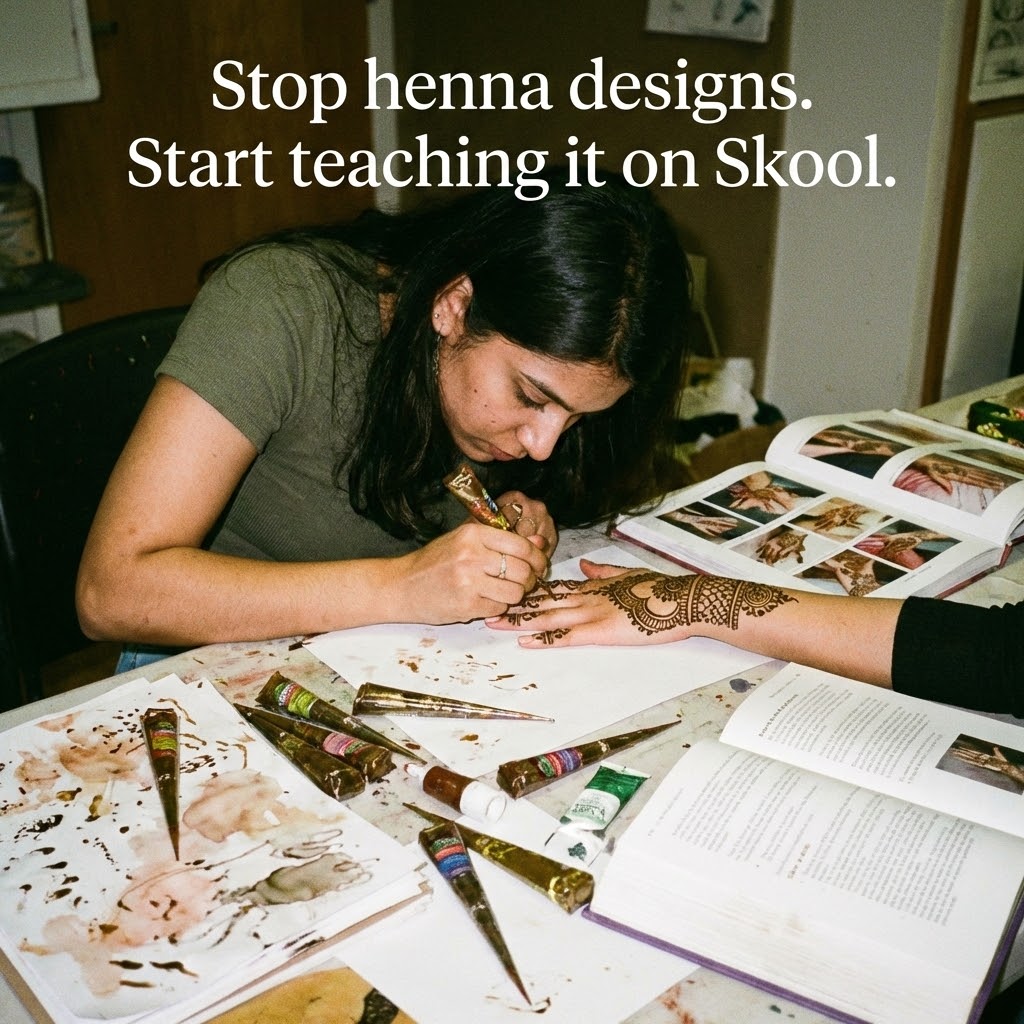 Skool Facebook ad