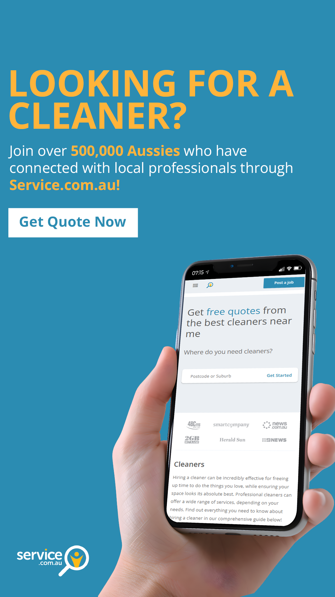 Service.com.au Facebook ad