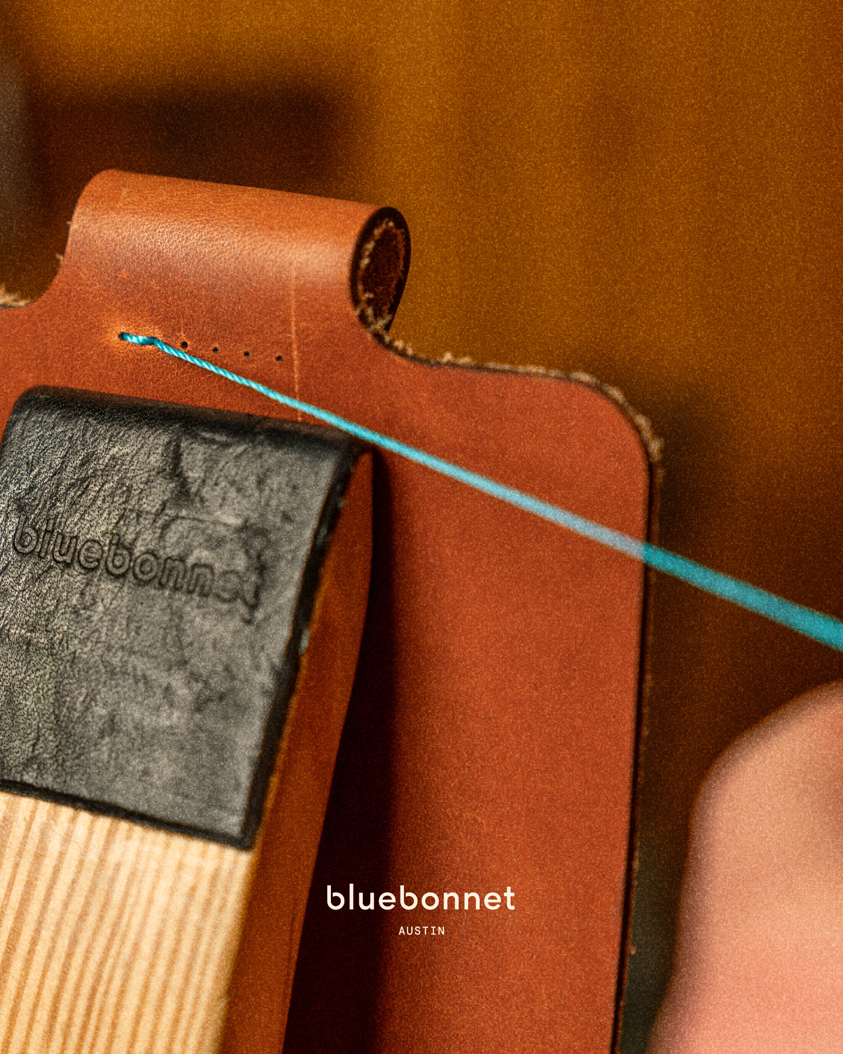 Bluebonnet Facebook ad: Crafted Slowly In Austin