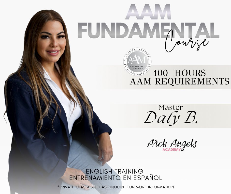 Arch Angels NYC & NJ Permanent Makeup Studio Facebook ad: Train Together. Succeed Together at AAM Training