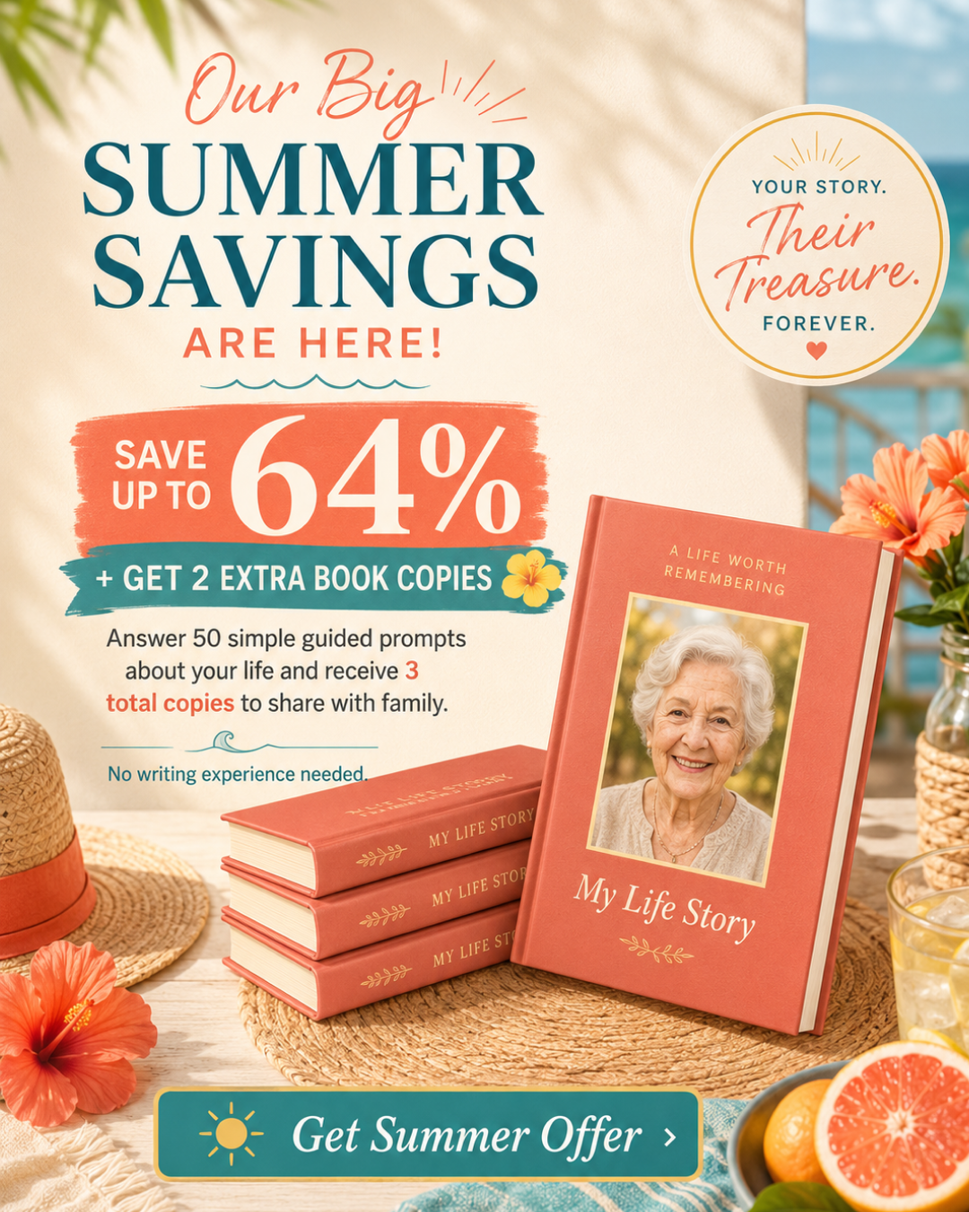 Memowrite Facebook ad