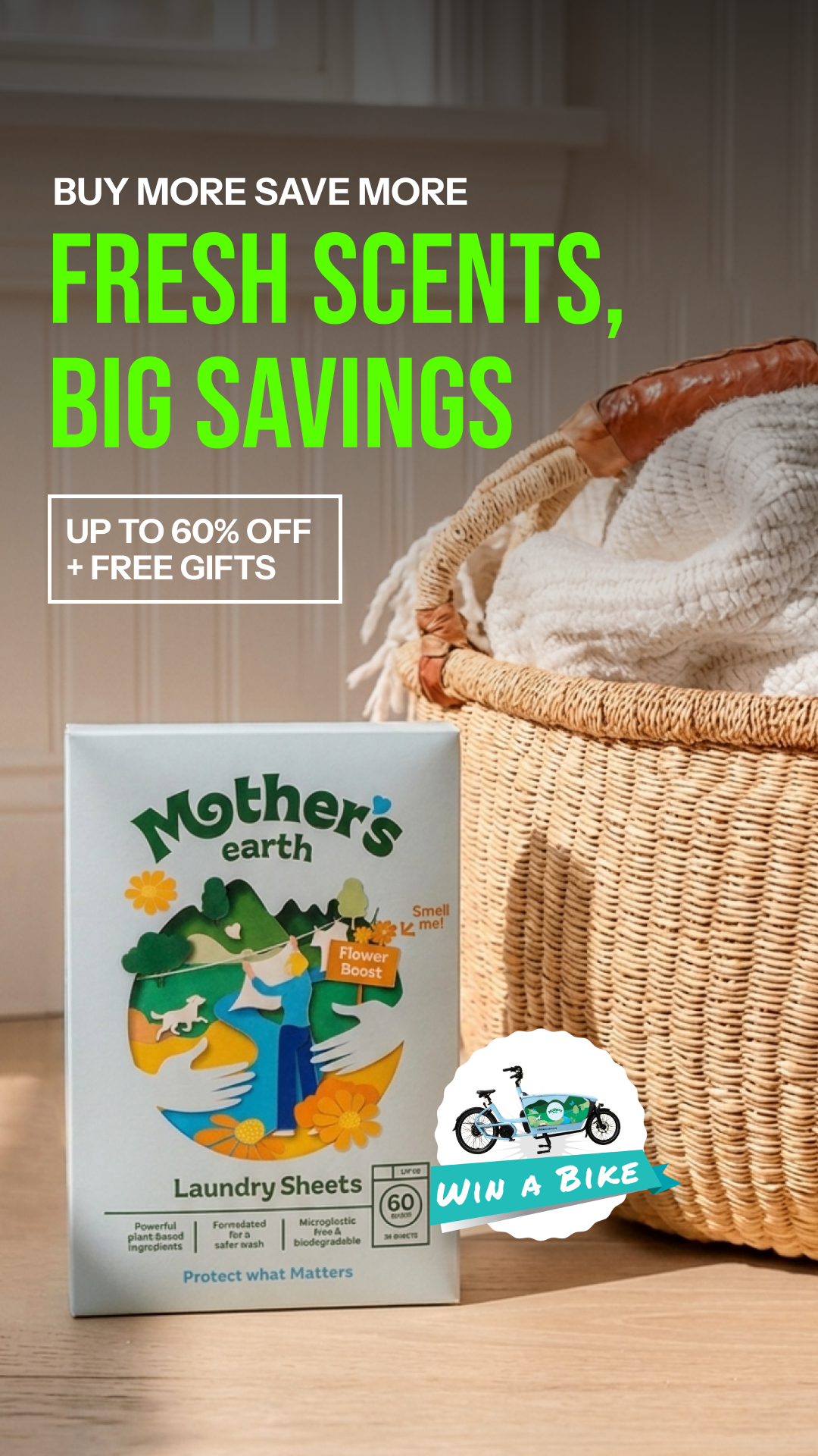 Mothers Earth Facebook ad