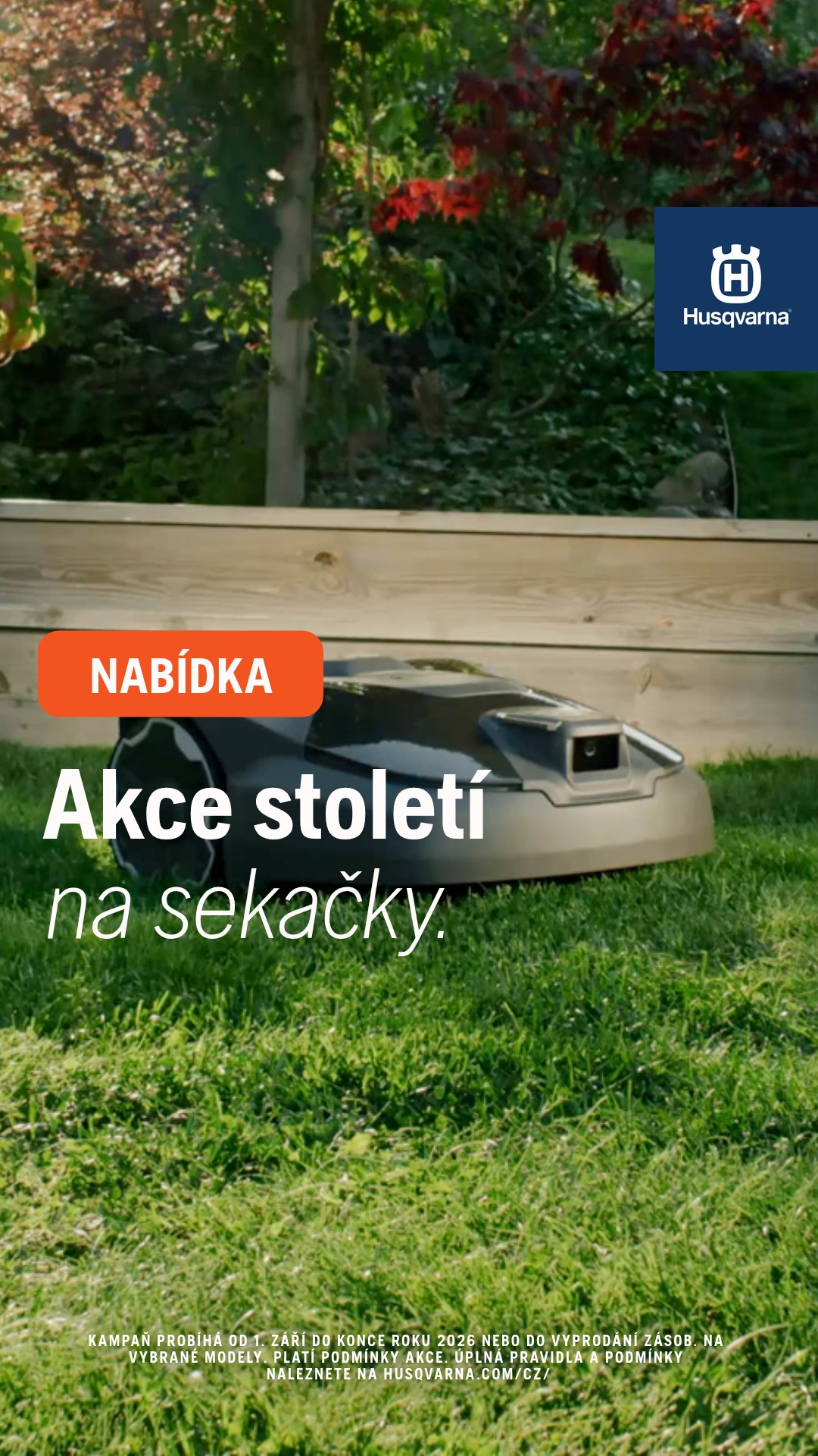 Husqvarna Česko Facebook ad: Časově omezená nabídka