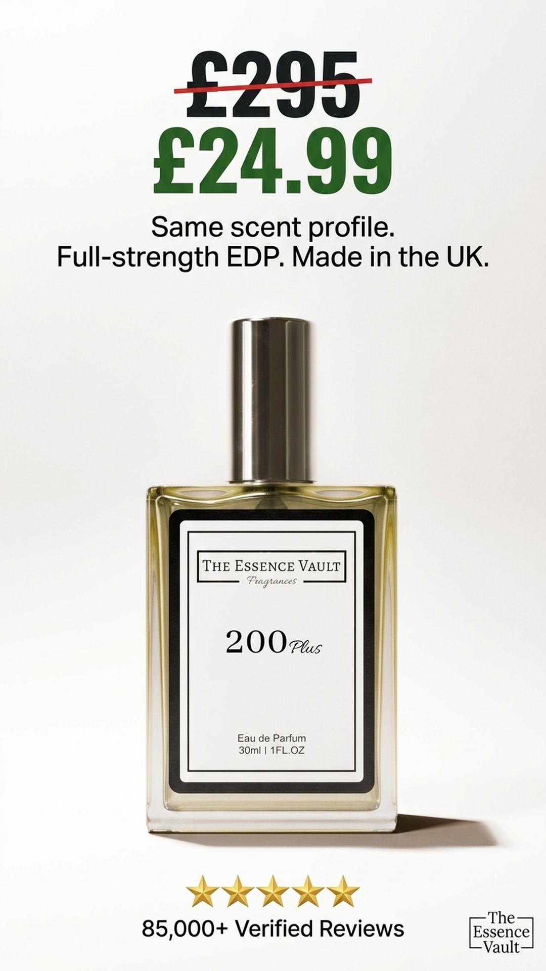 The Essence Vault Facebook ad
