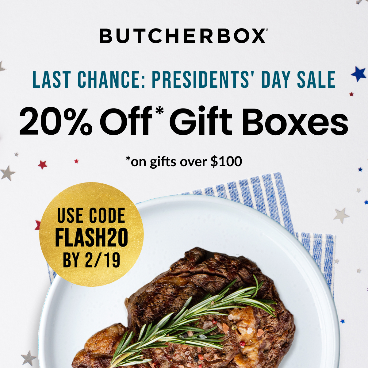 ButcherBox Facebook ad