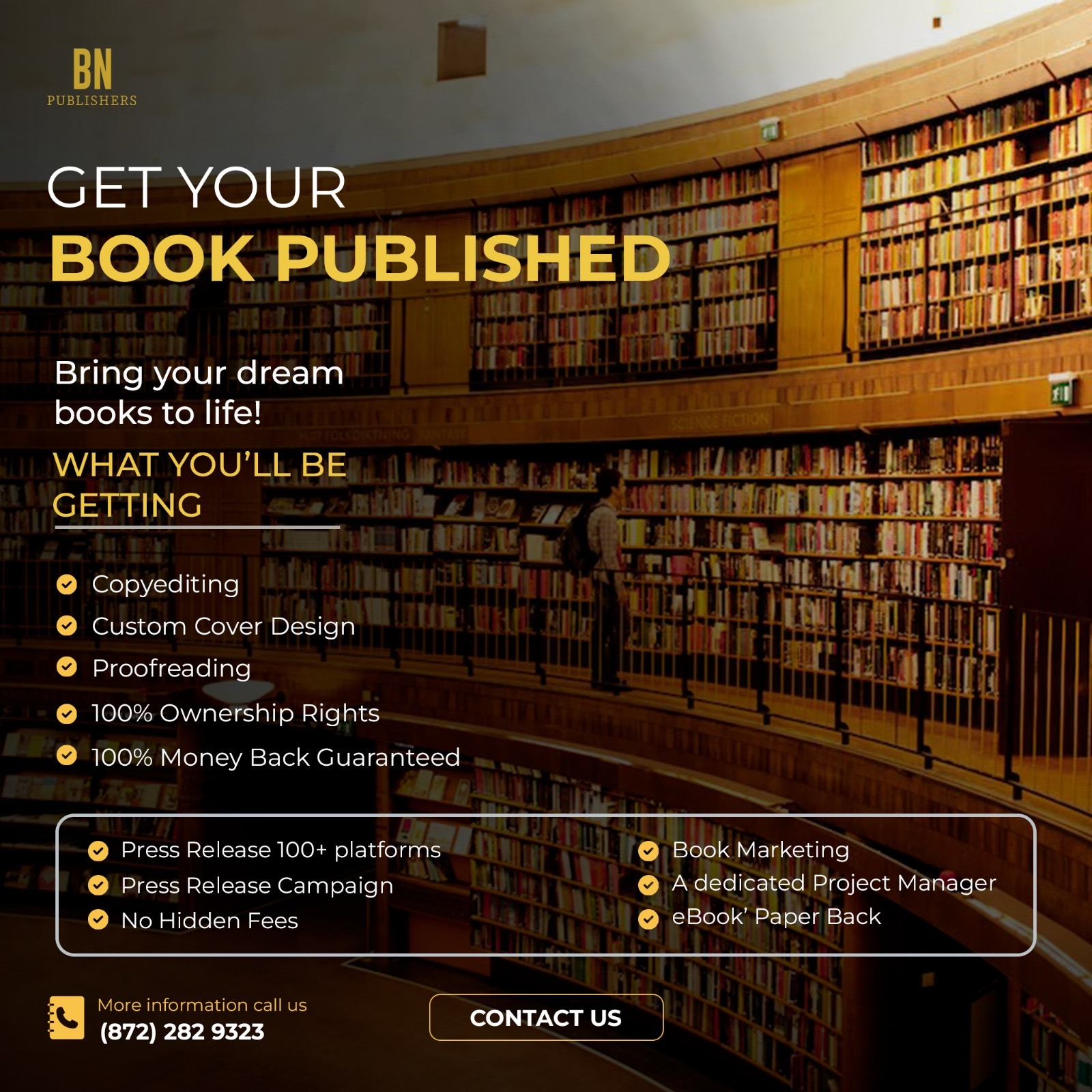 B&N Book Publishers Facebook ad