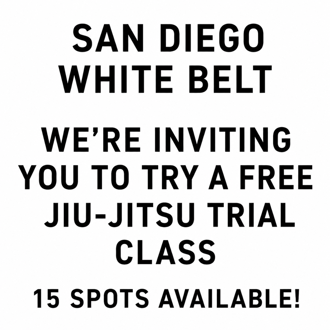 Alliance BJJ Bay Ho Facebook ad