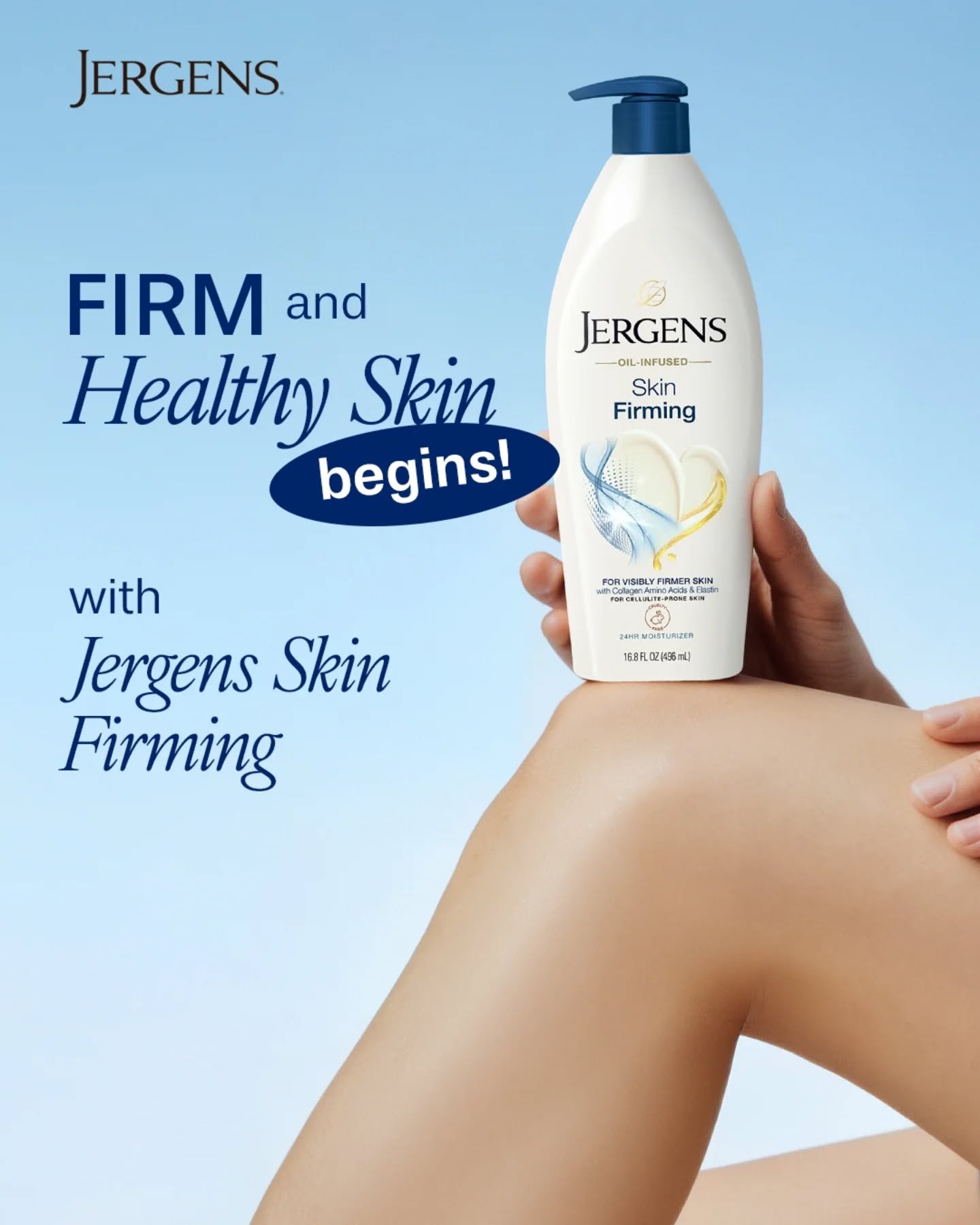 Jergens Indonesia Facebook ad: Siap punya kulit yang lebih firm dan sehat?