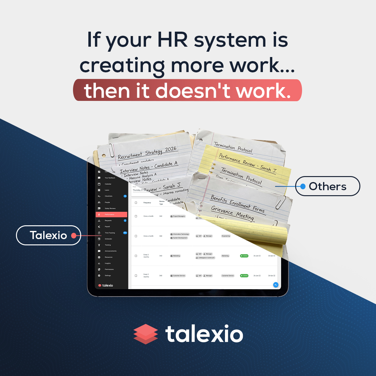 Talexio Facebook ad: Talexio | Get 10+ hours back every week!