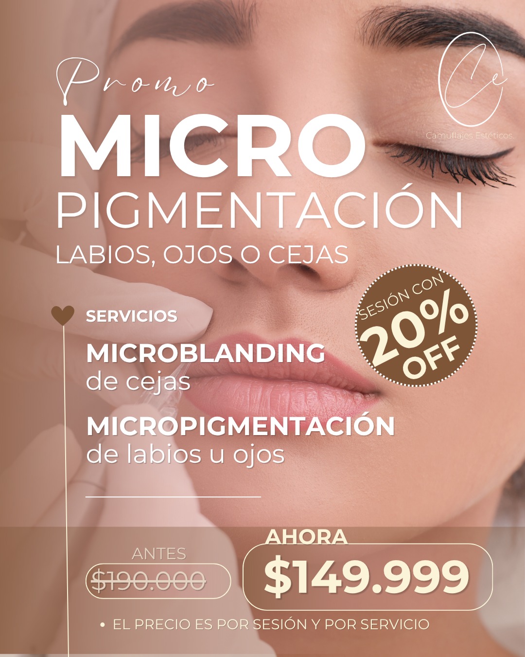 Camuflajes Facebook ad: Chatea con nosotros