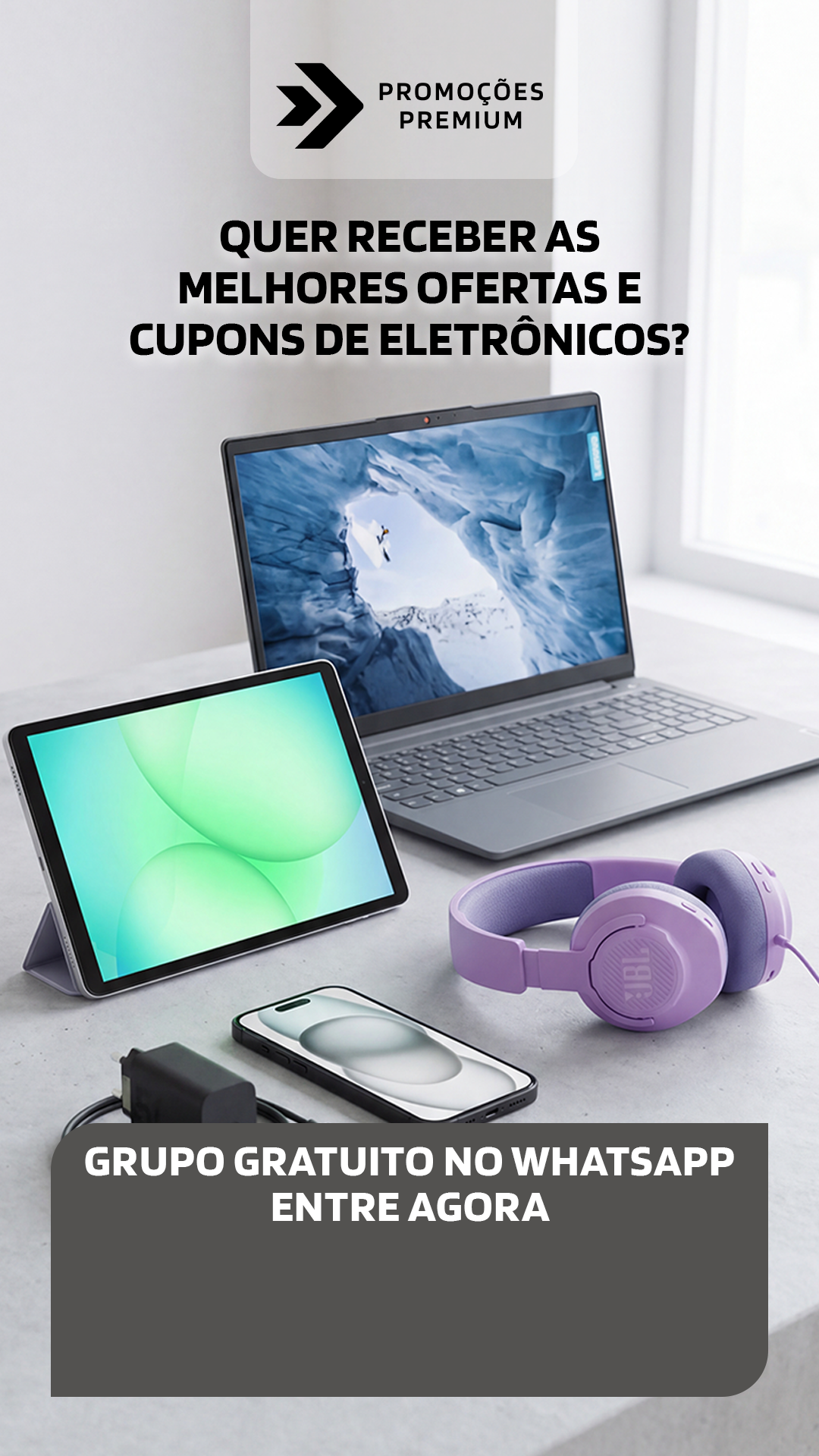 Promoções Premium Facebook ad