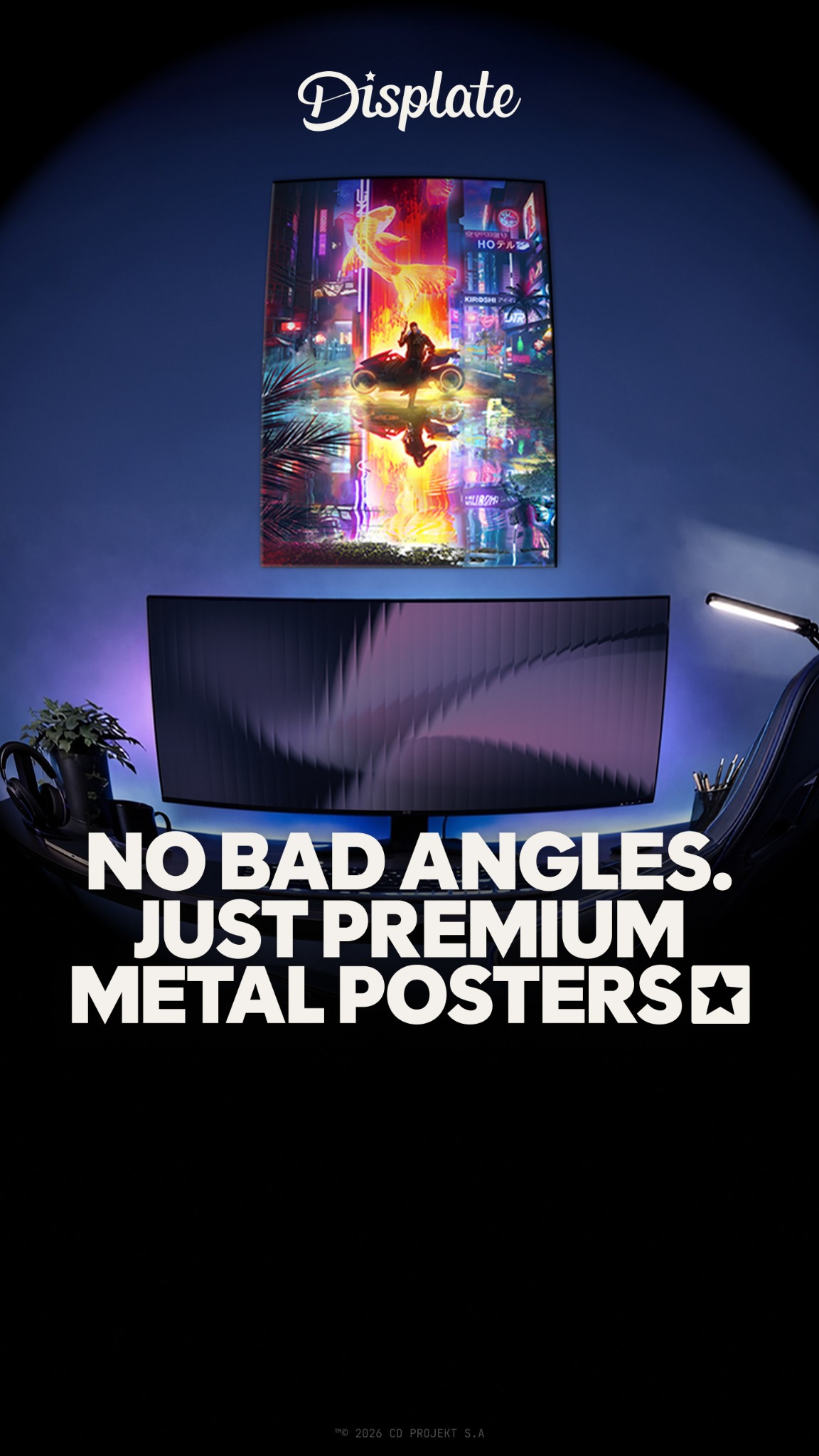 Displate Facebook ad