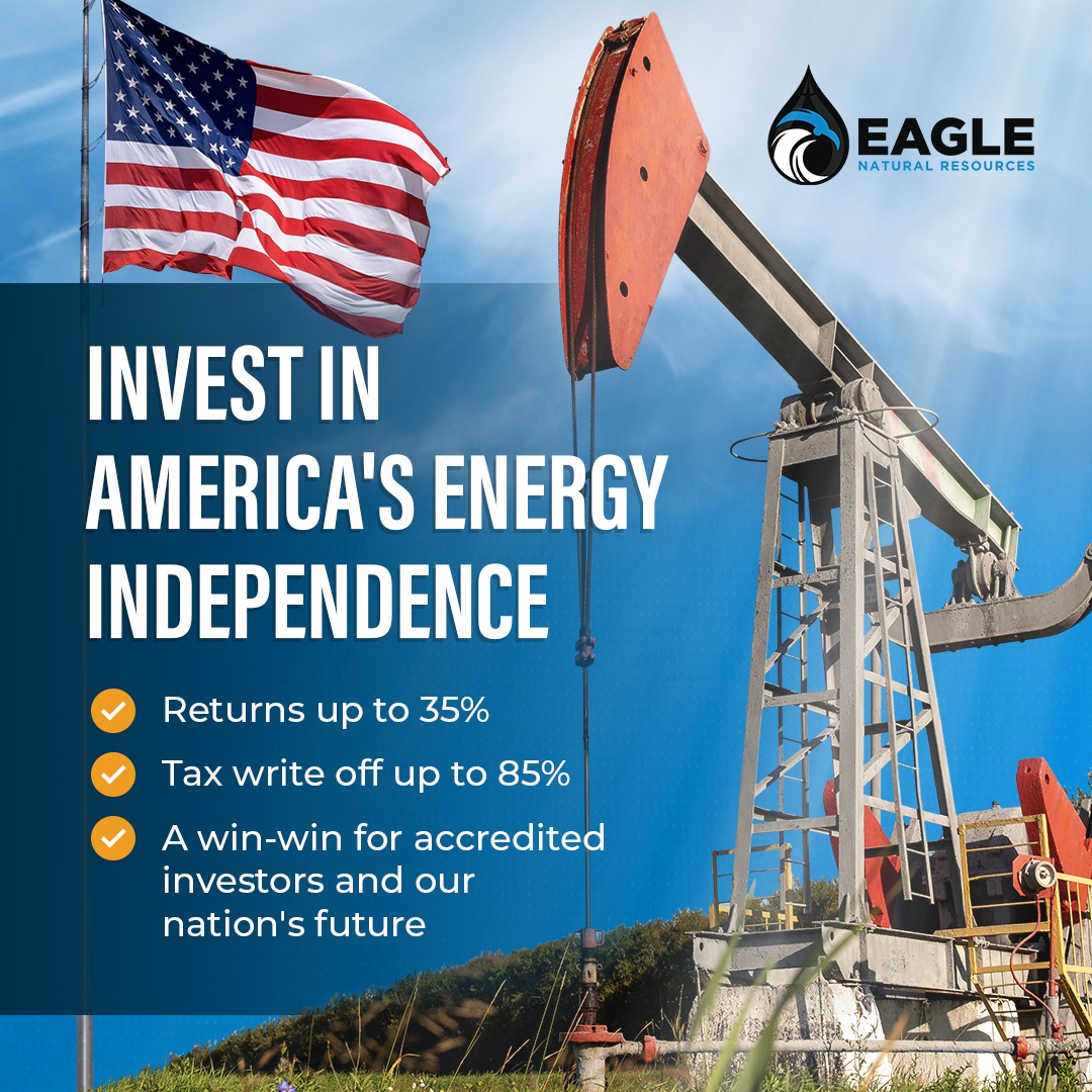 Eagle Natural Resources Facebook ad: Oil & Gas Investments for Accredited Investors