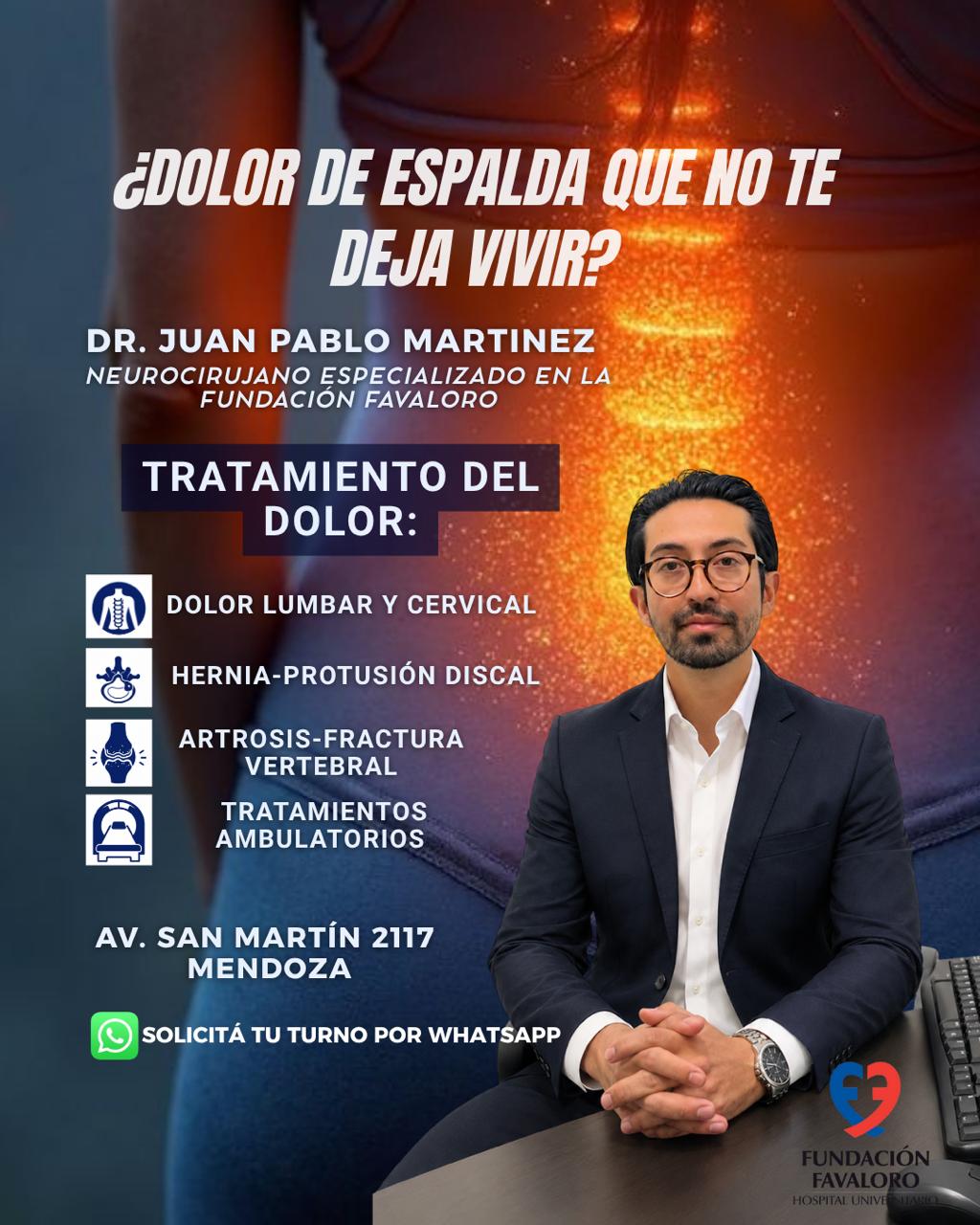 Doc Juan Pablo Martinez Facebook ad: Tratamiento Del Dolor Lumbar Y Cervical