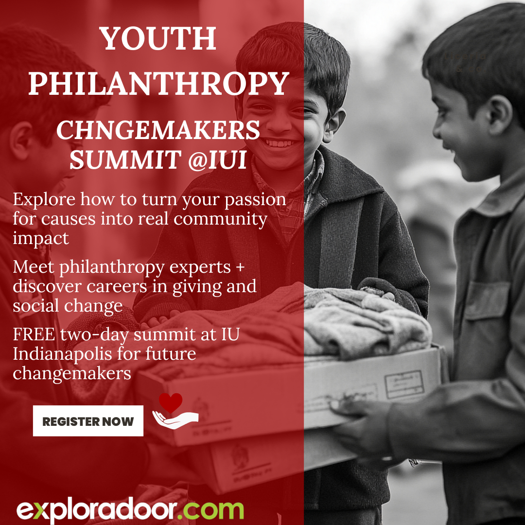 Exploradoor Facebook ad: Explore free summer programs, internships, and camps that…