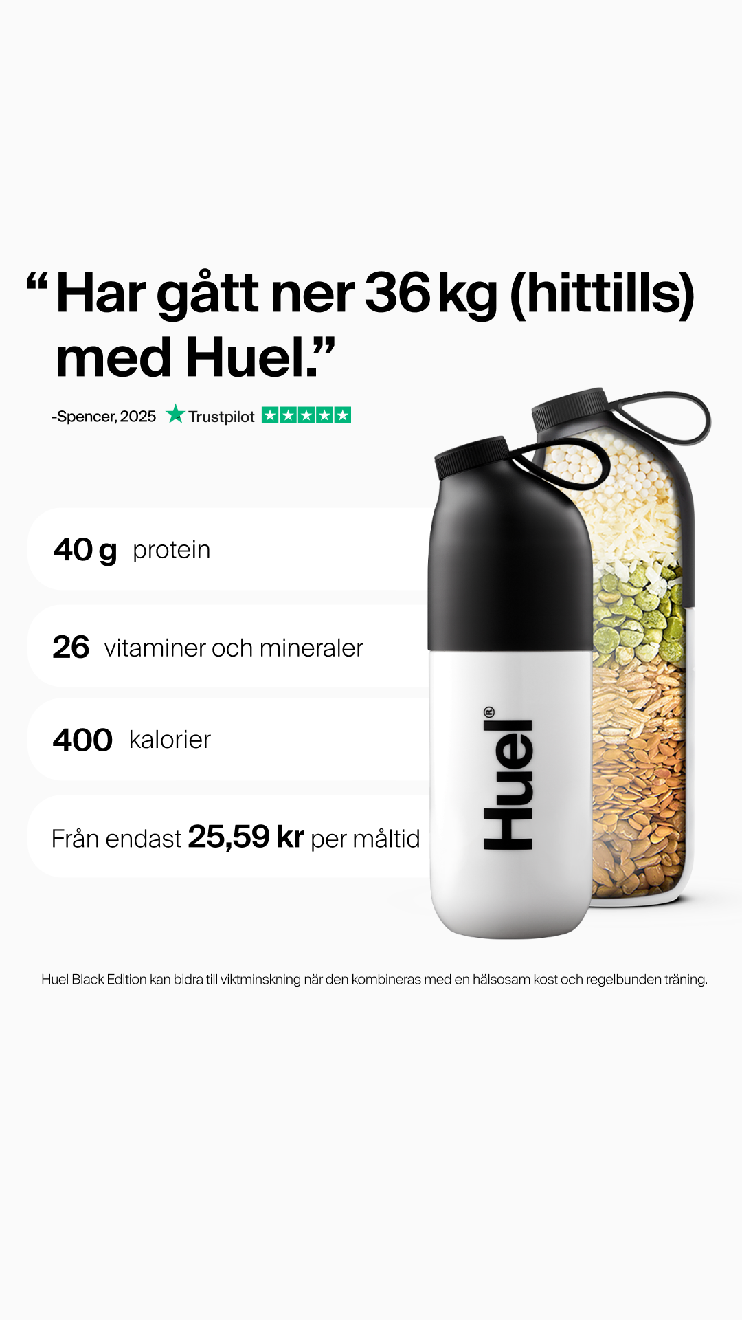 Huel Facebook ad