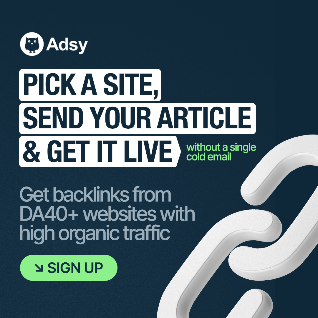 ADSY Content Marketing Platform Facebook ad