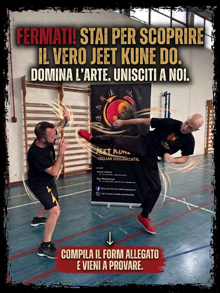 Blank Jeet Kune Do Italian Organization Facebook ad: Lezione Gratuita di Jeet Kune Do e Difesa Personale