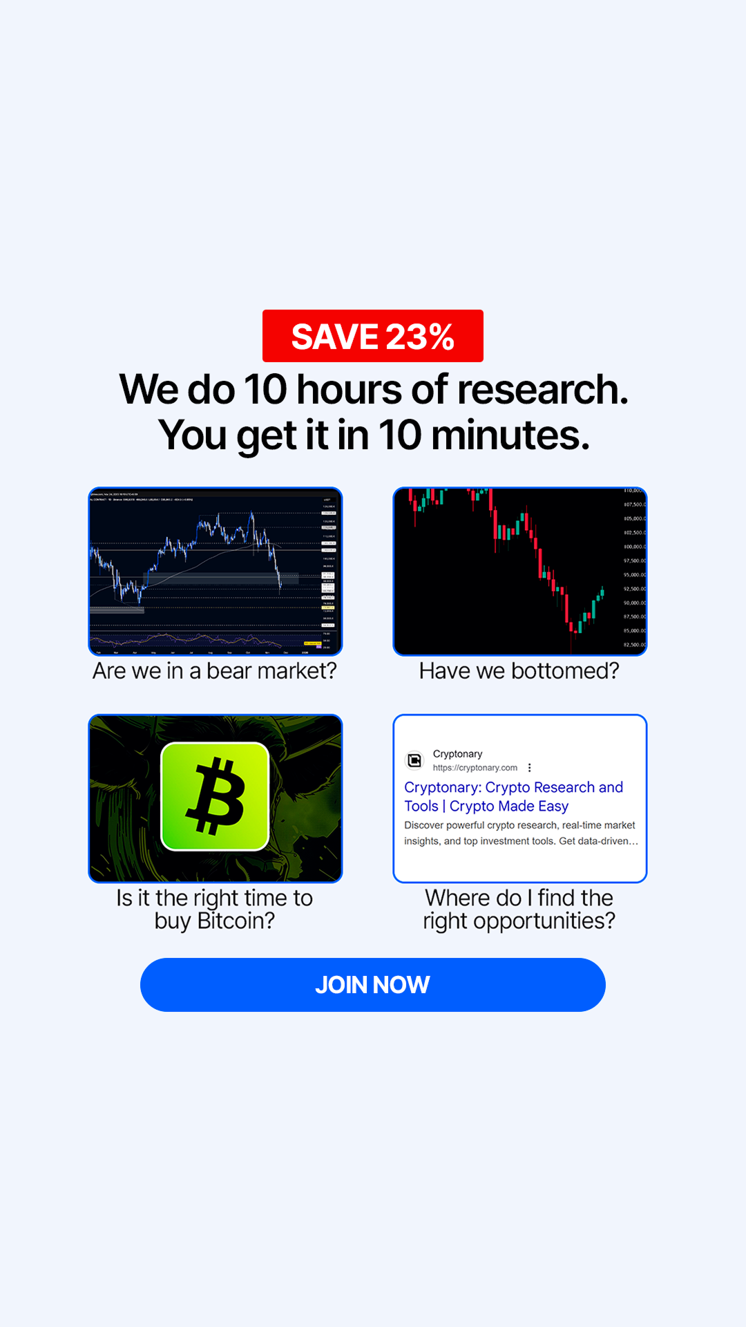 Cryptonary Facebook ad