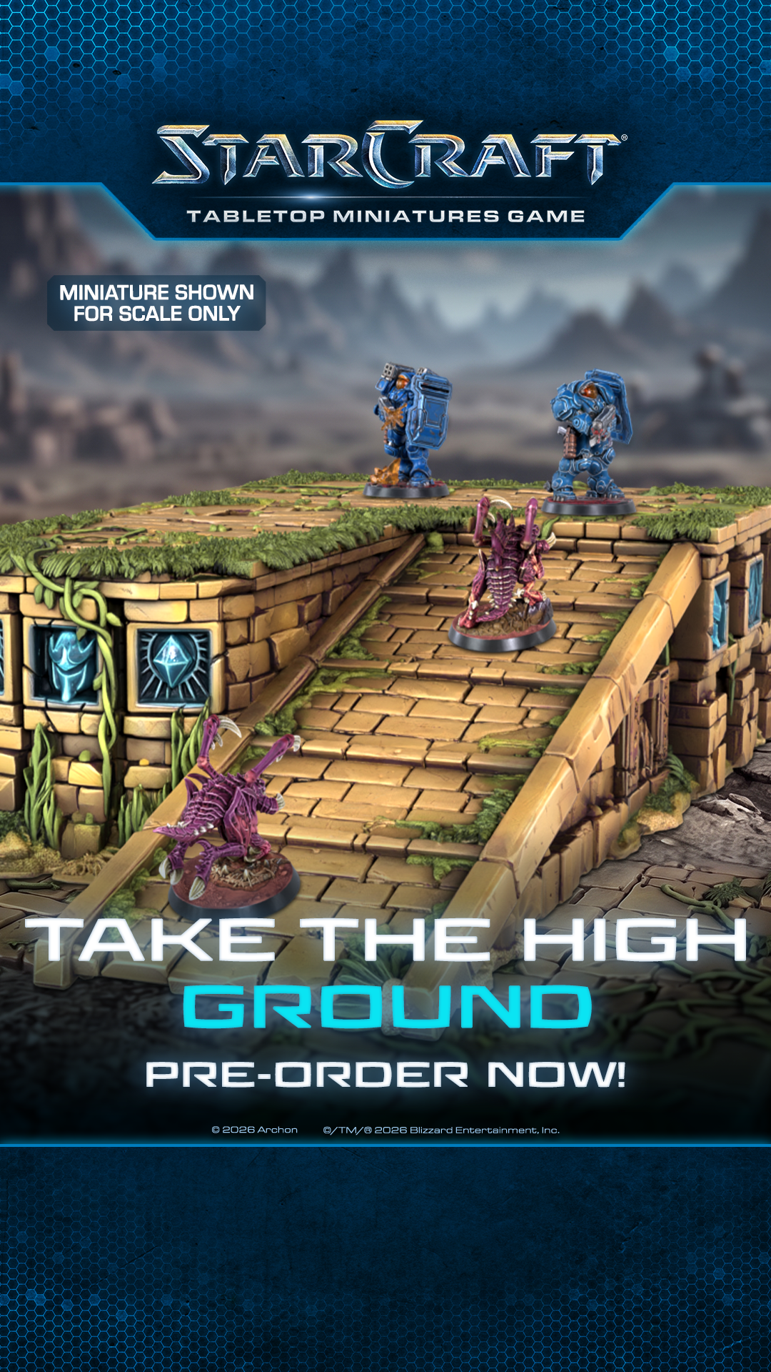 StarCraft: Tabletop Miniatures Game Facebook ad: Pre-order now!