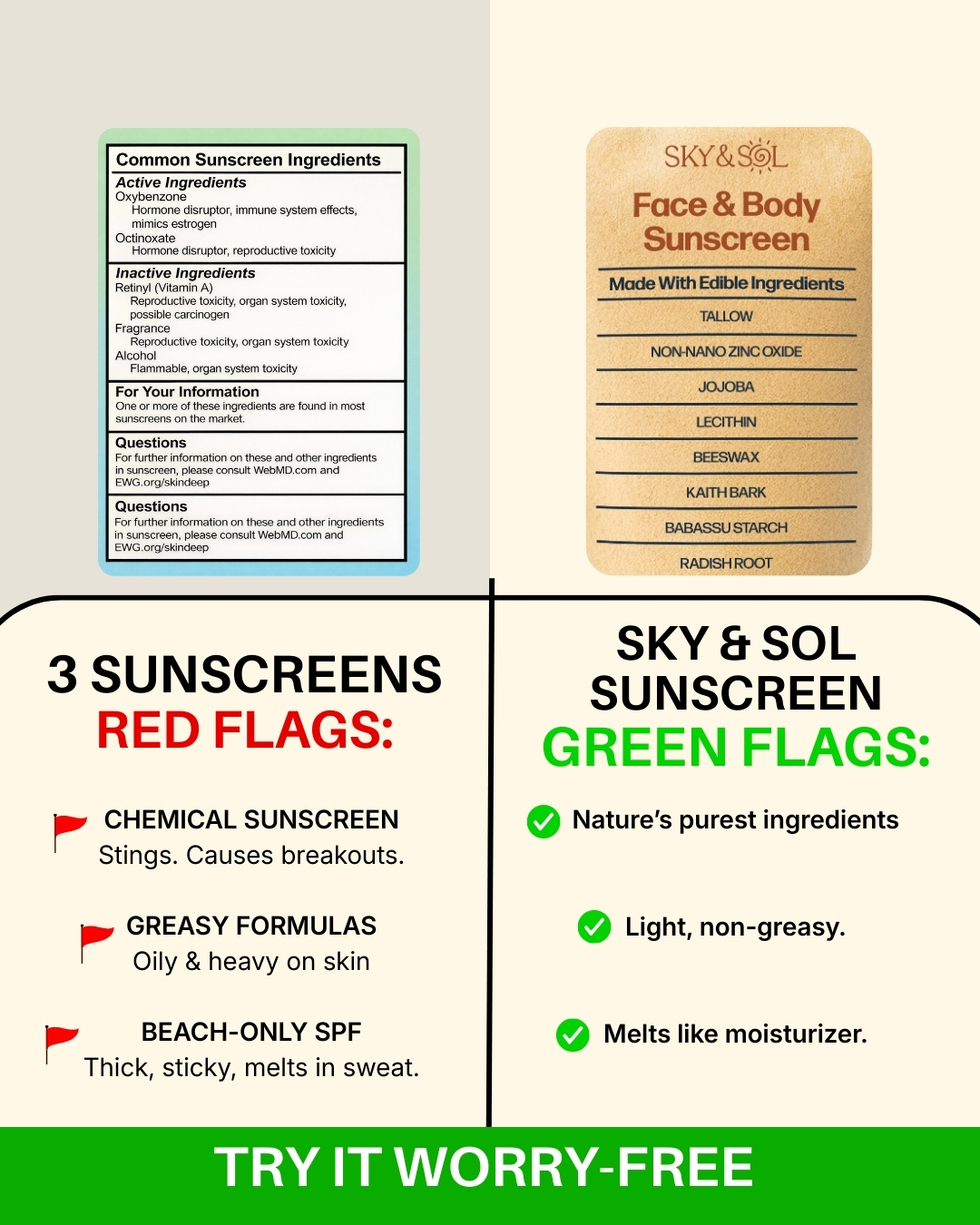 Sky&sol Facebook ad
