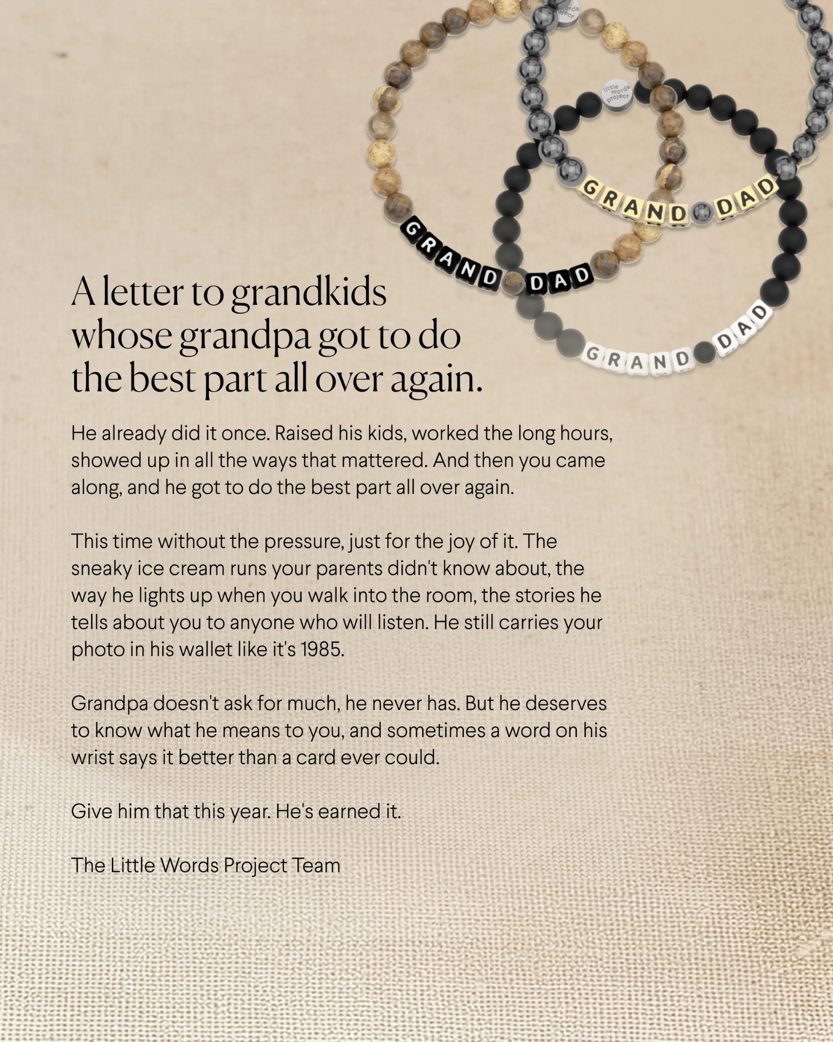 Little Words Project Facebook ad