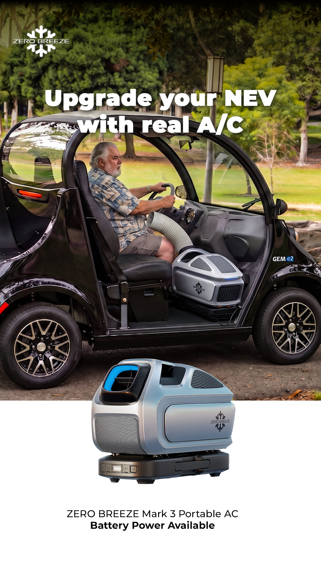 ZERO BREEZE Facebook ad