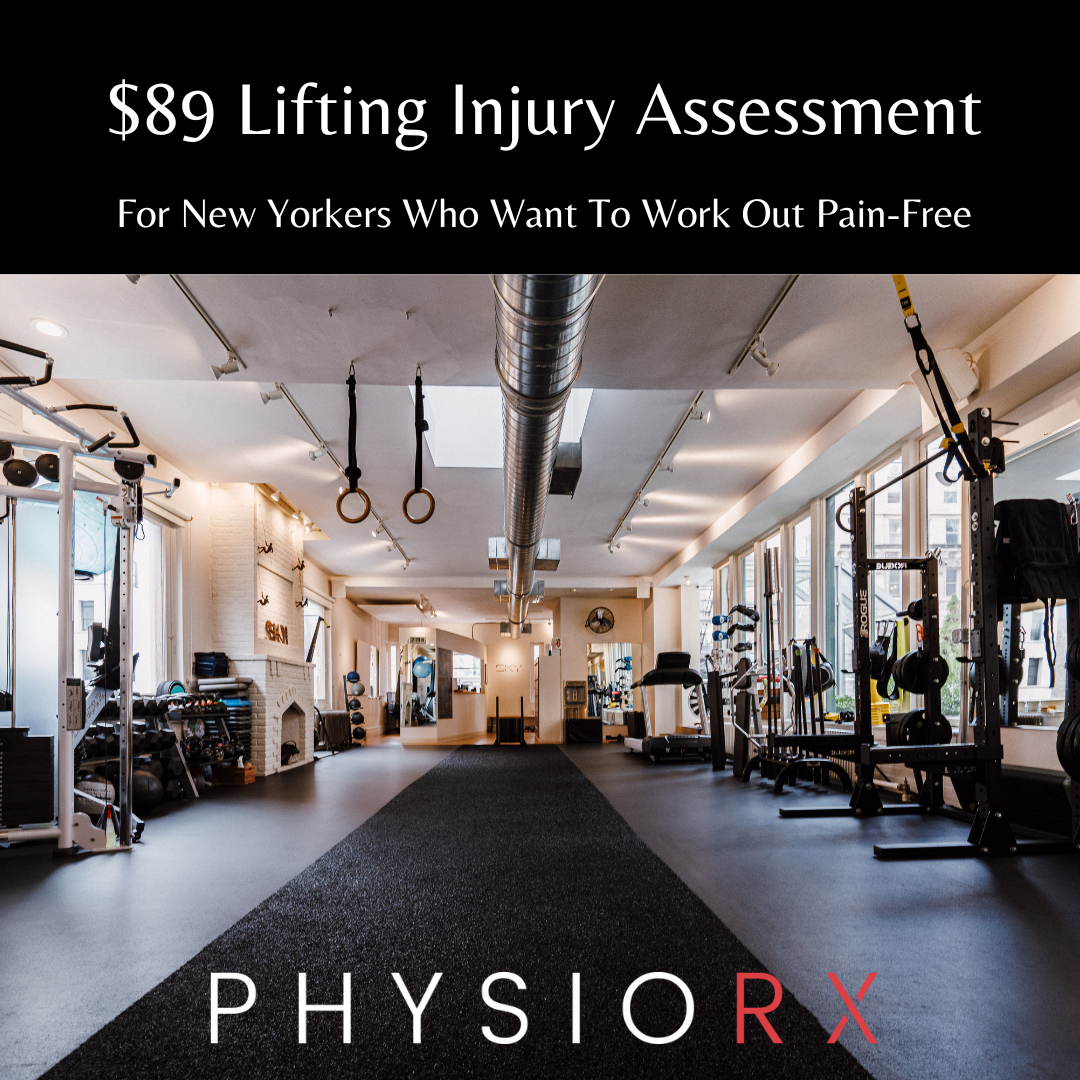 Georgio Baylouny, PT, DPT Facebook ad: $89 Workout Injury Assessment, For The Active New Yorker…