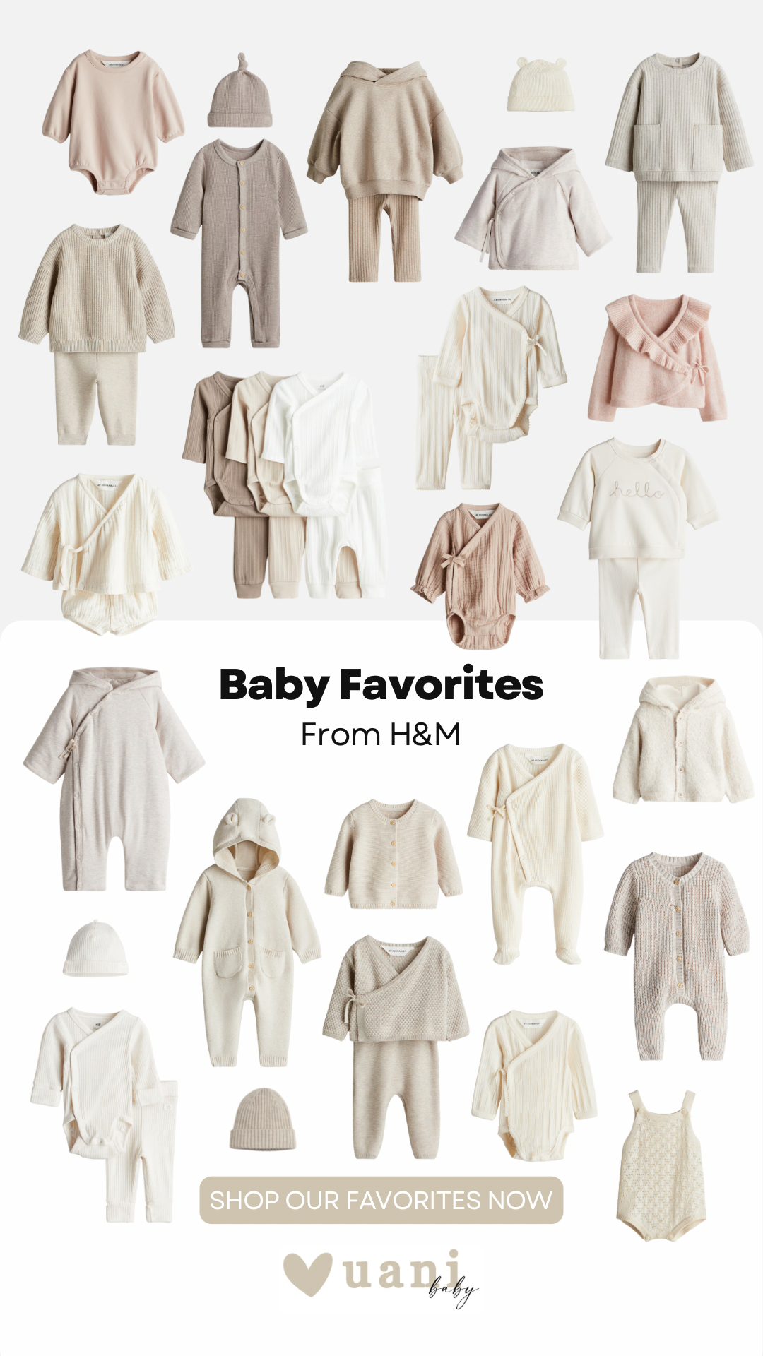 UANI BABY Facebook ad: Cozy Baby Favorites from H&M