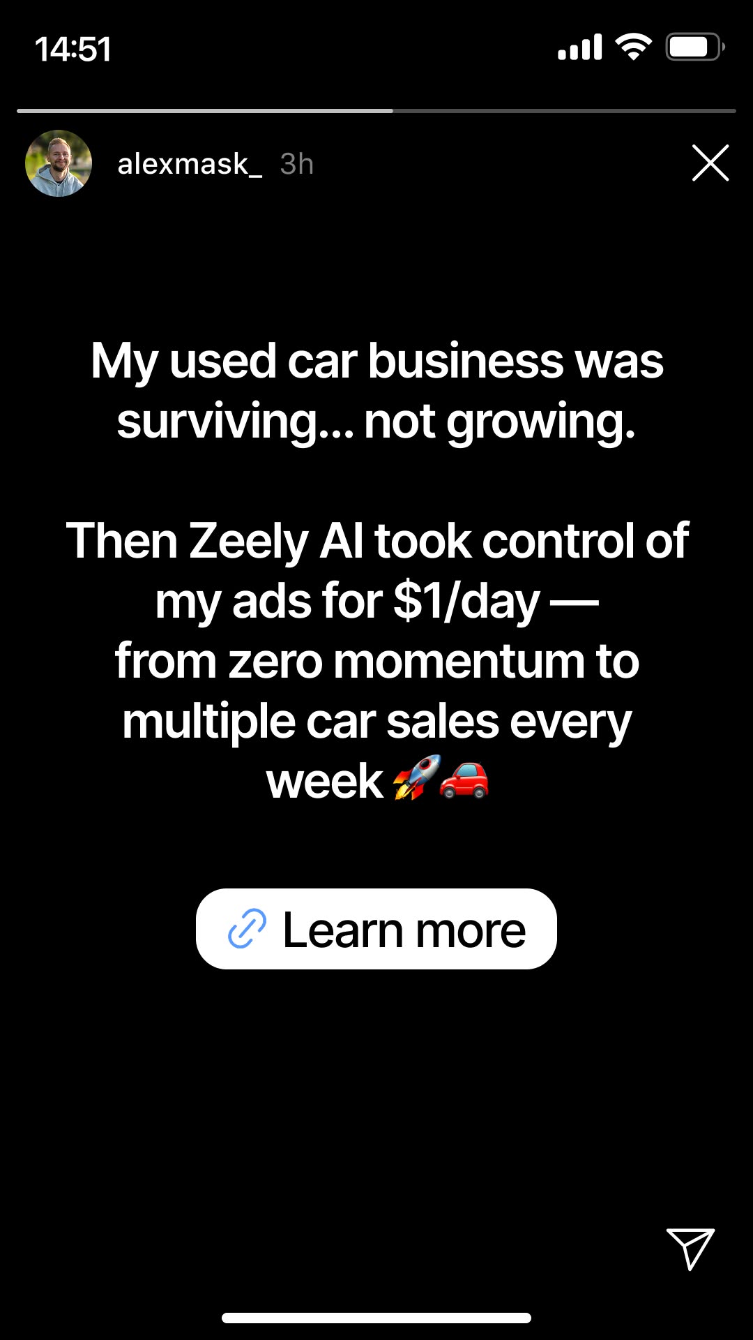 Zeely Facebook ad