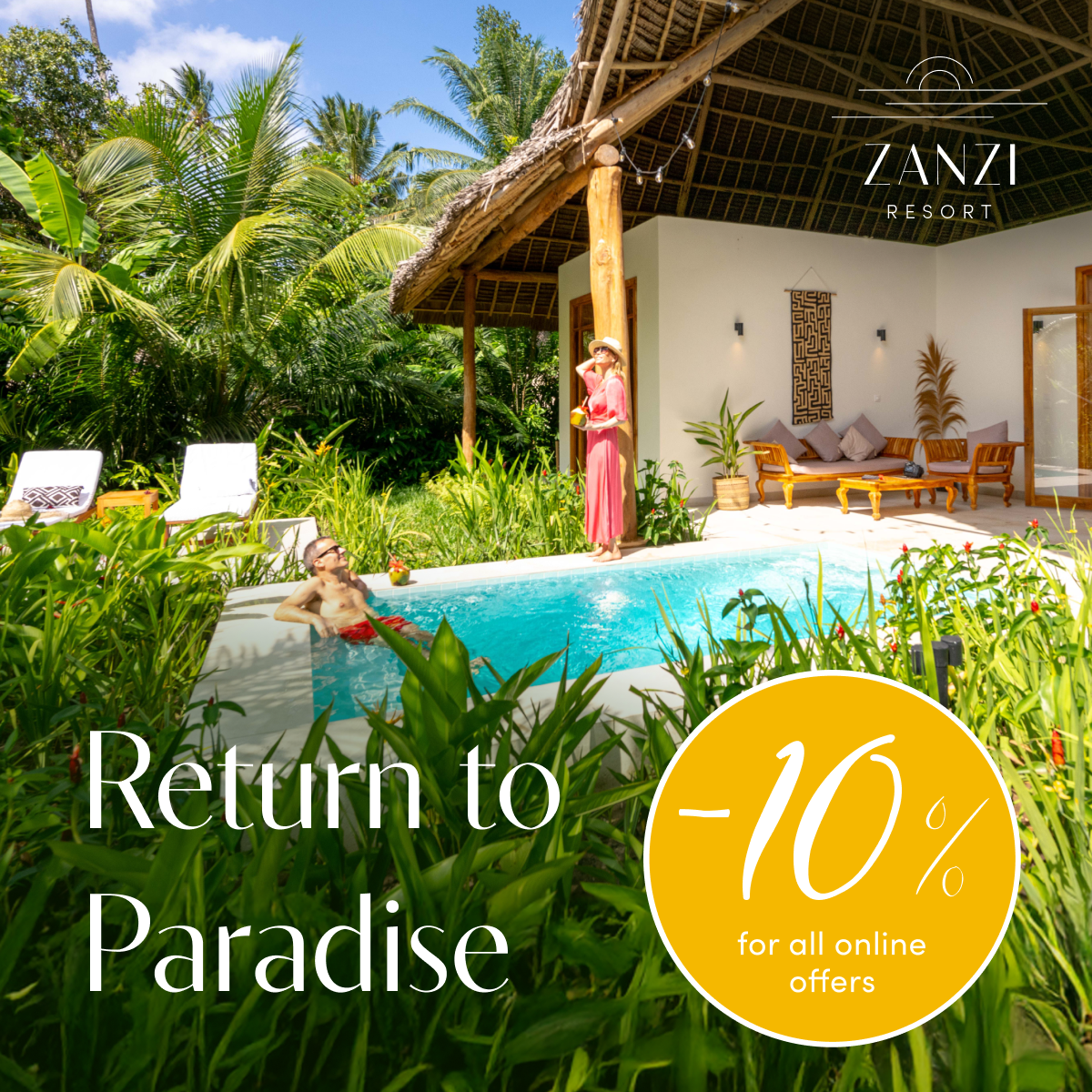 Zanzi Resort Facebook ad