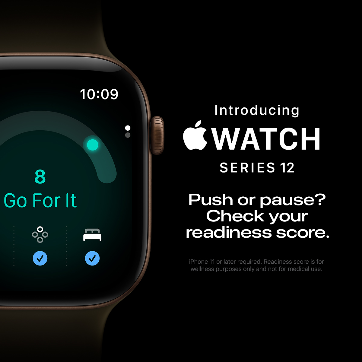 Apple Facebook ad: Personalized readiness score.