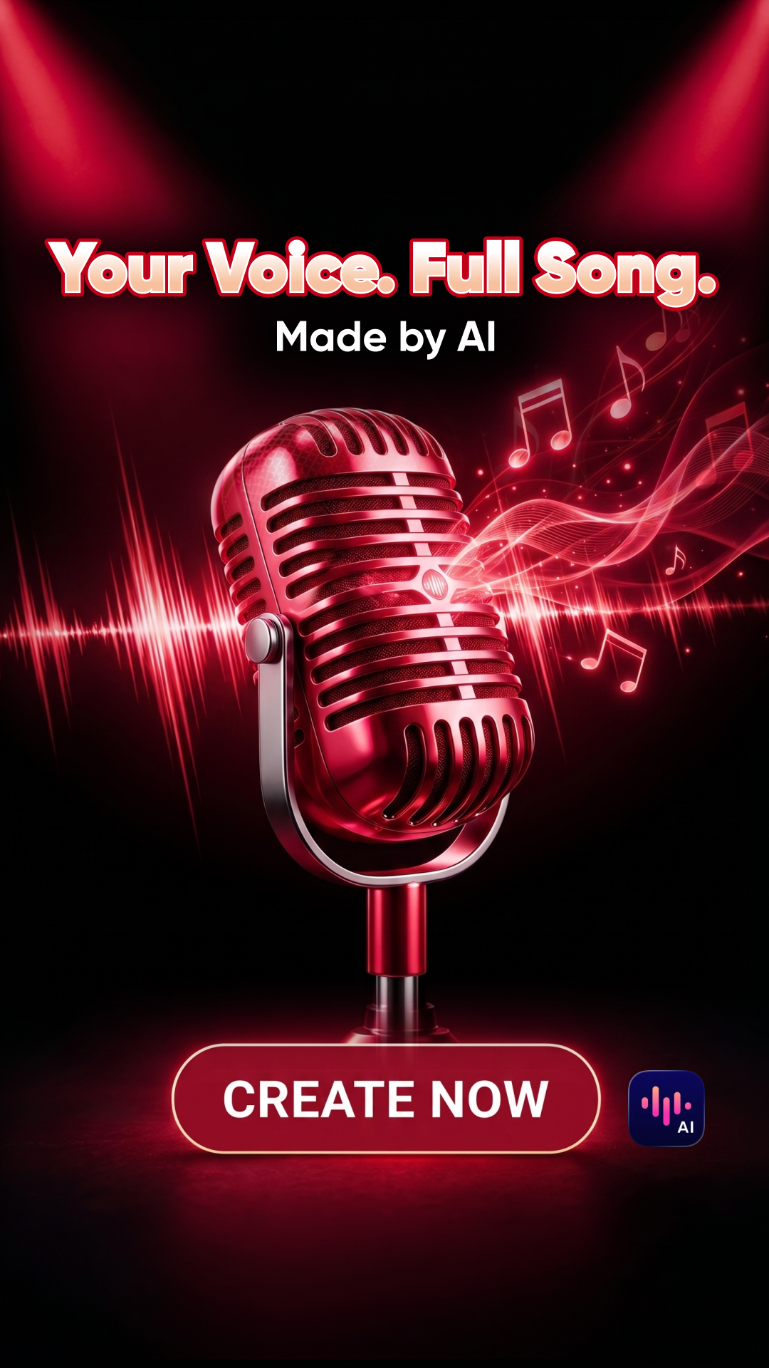 SoundDraw - AI Music Generator Facebook ad