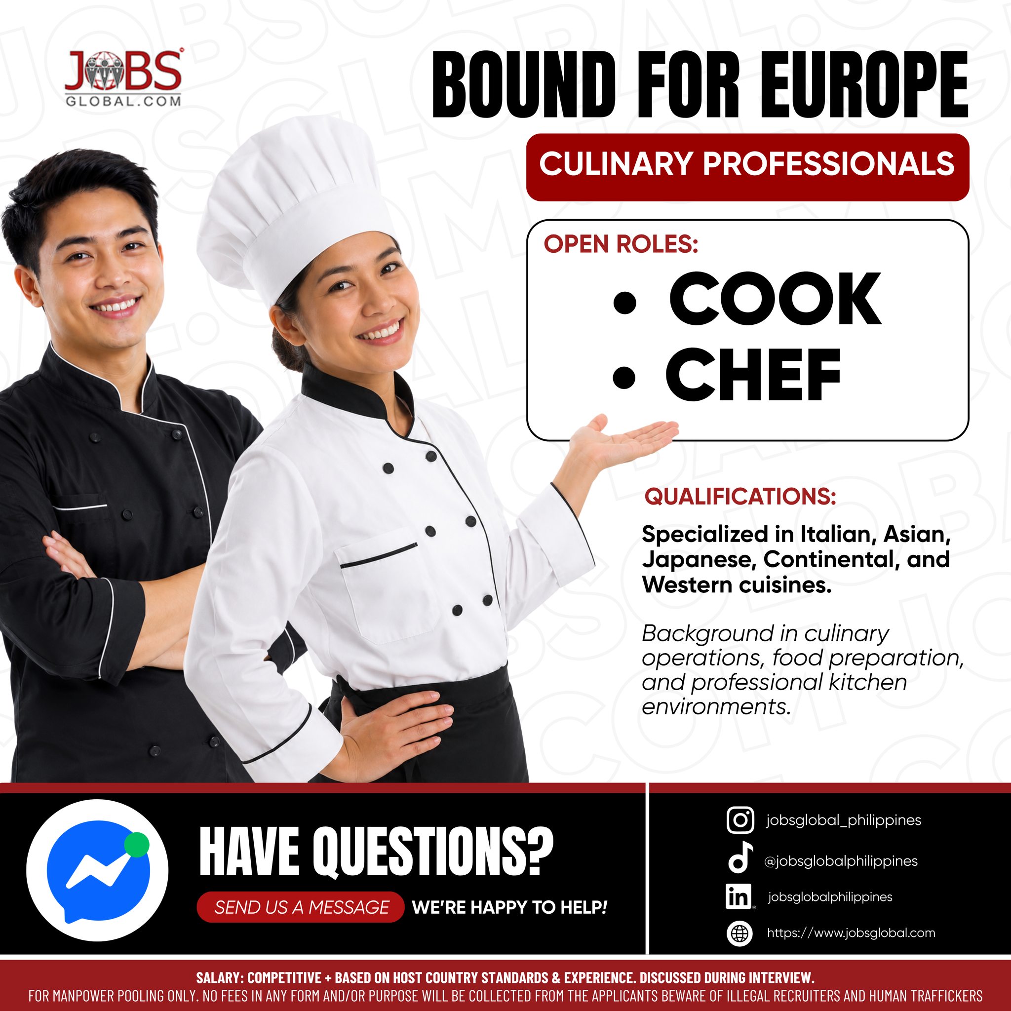 JobsGlobal.com Philippines Facebook ad