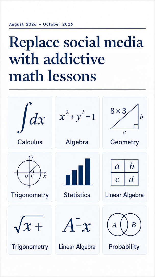 SmartyMe: Math Games Lab Facebook ad: Addictive Math Games that actually make you smarter