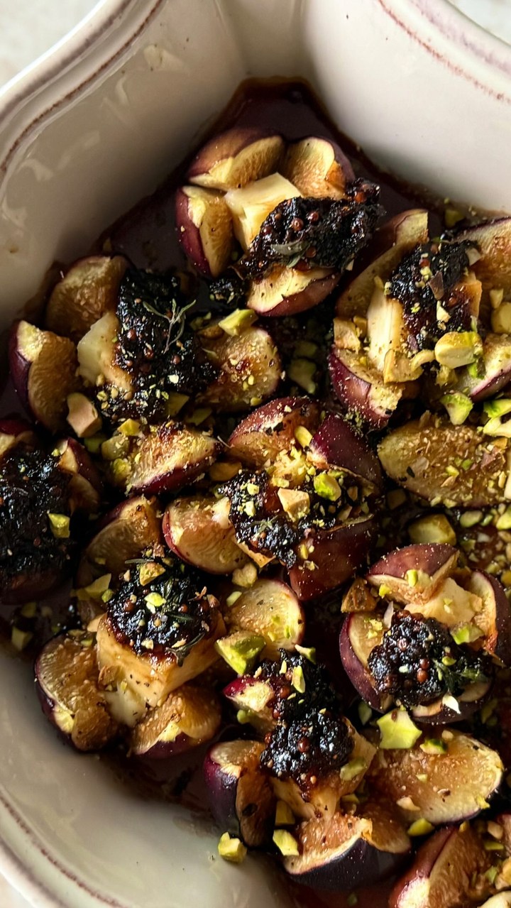 McEvoy Ranch Facebook ad: A sweet and savory crowd-pleaser, Feta Stuffed Figs…