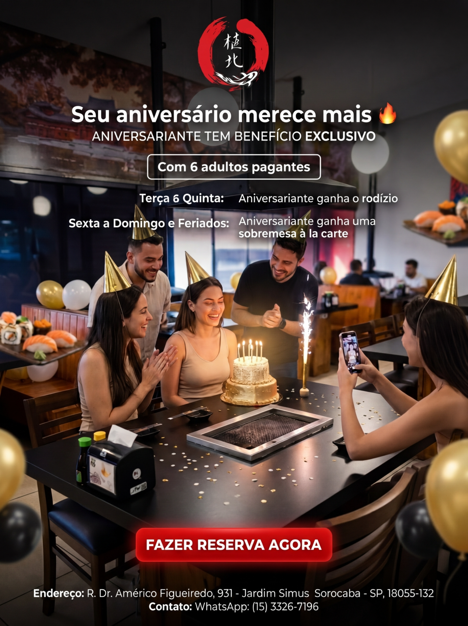 Uekita Sushi & Yakiniku 1.0 Facebook ad from Apr 8, 2026