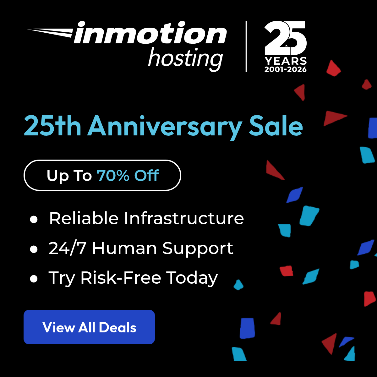 InMotion Hosting, Inc Facebook ad