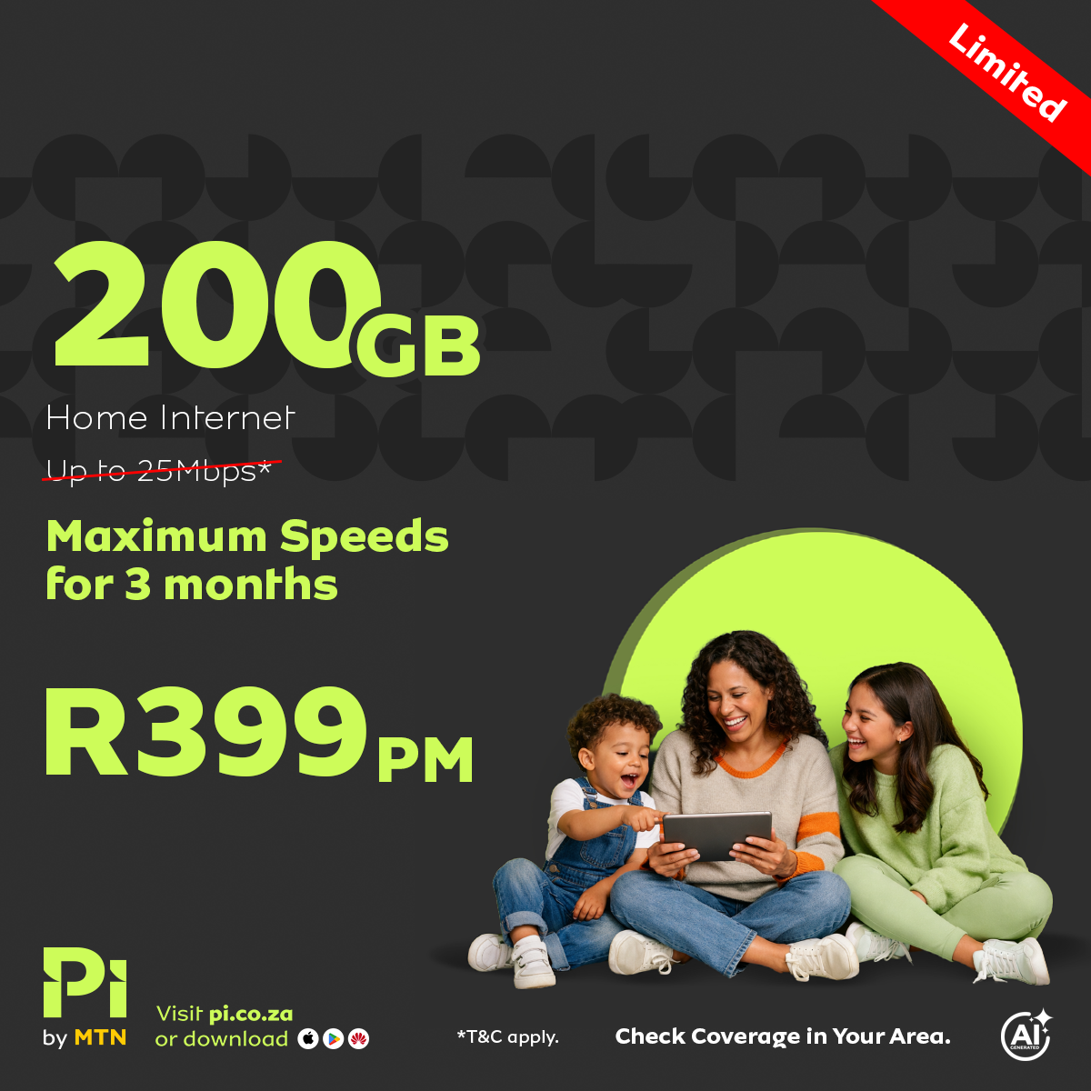 Pi by MTN Facebook ad