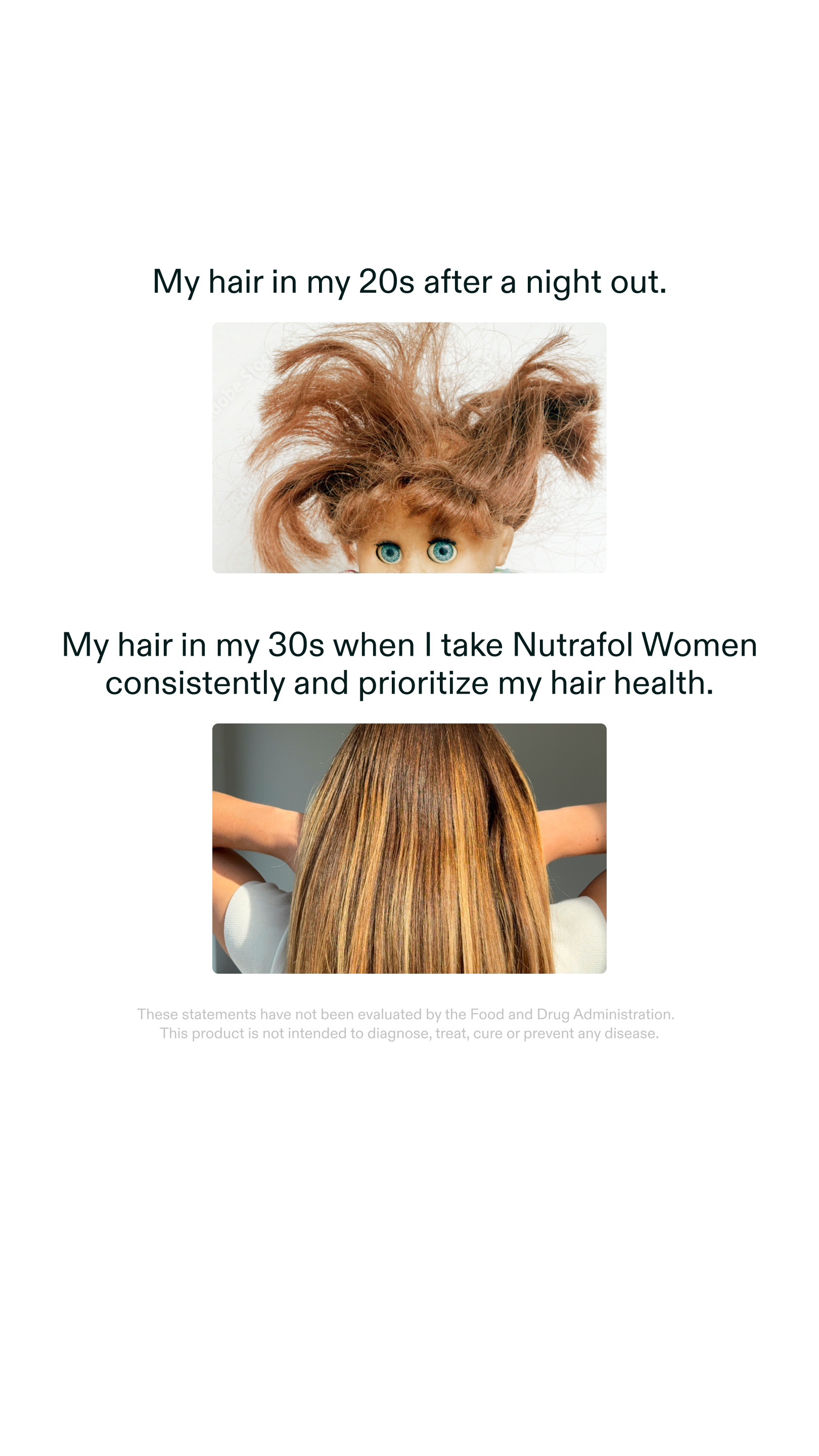 Nutrafol Facebook ad