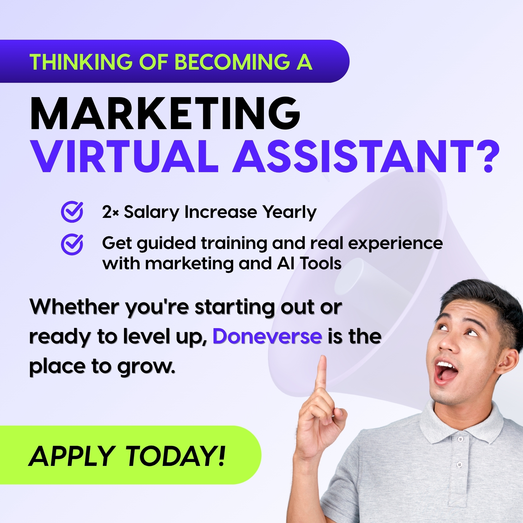 Doneverse - Careers Facebook ad