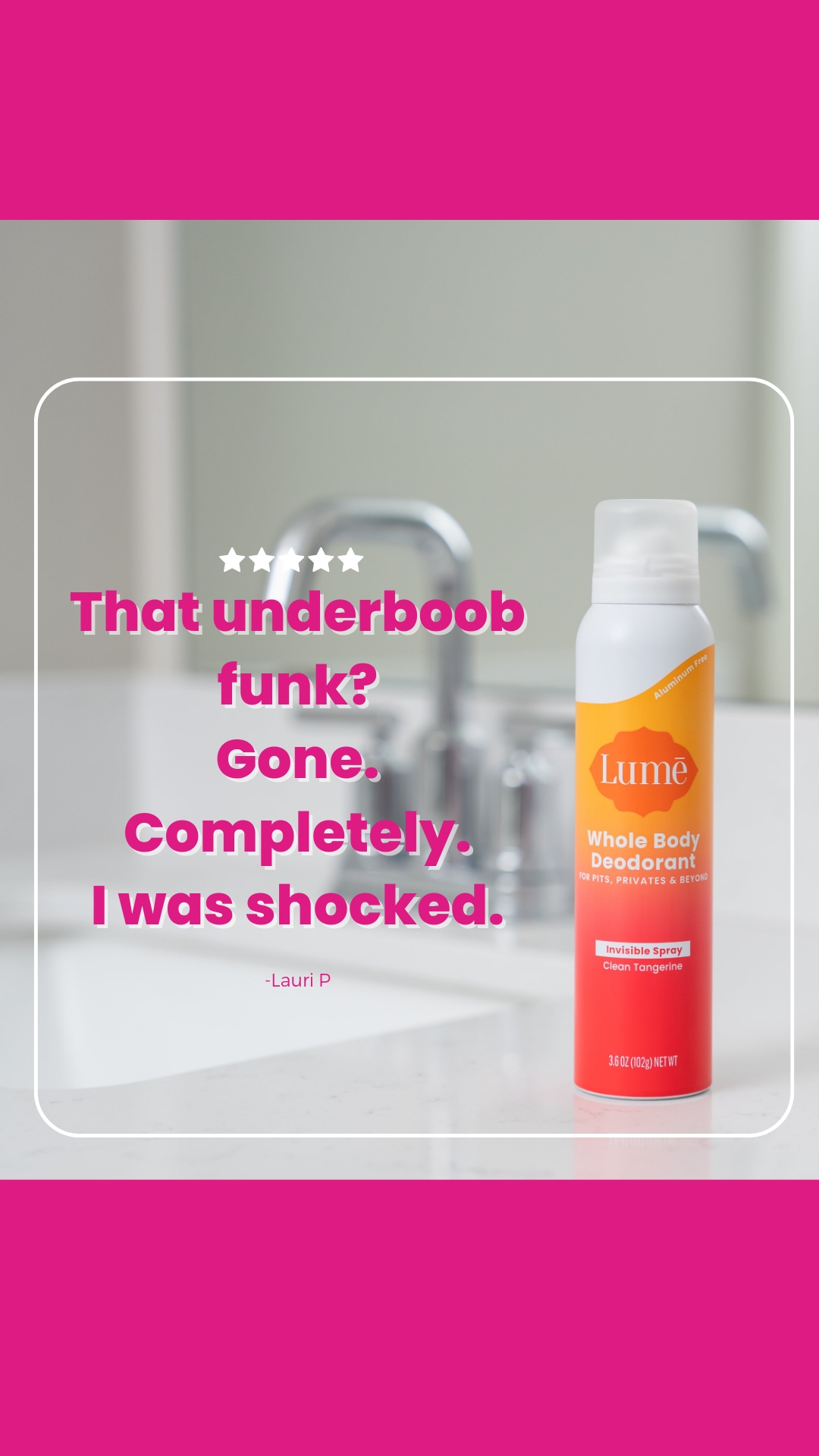 Lume Deodorant Facebook ad