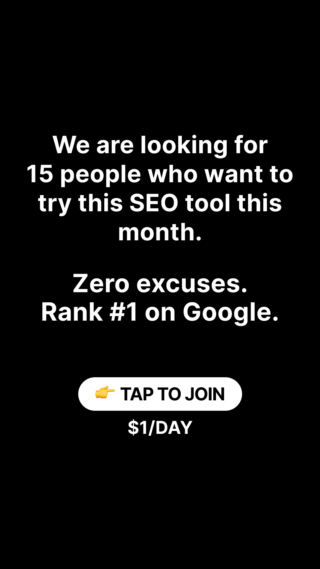 Soro SEO Facebook ad