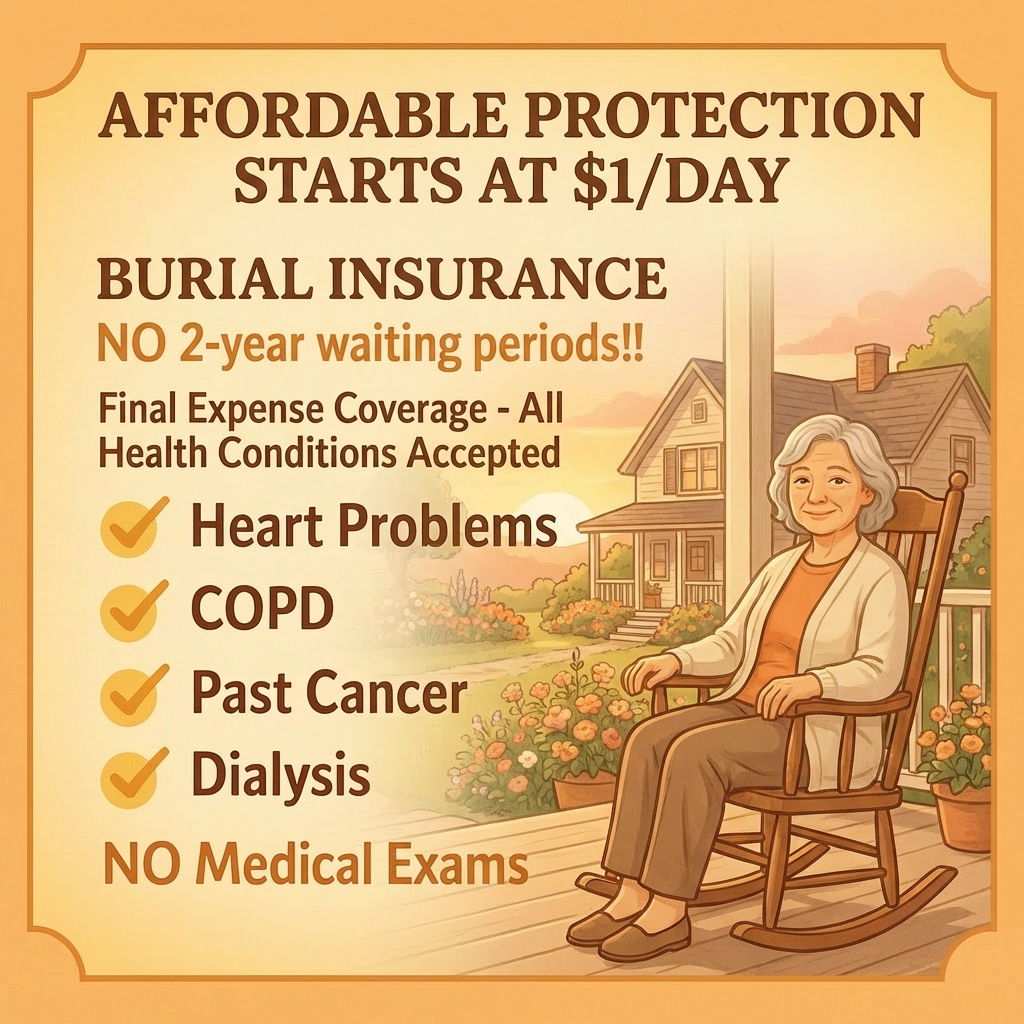 My Affordable Burial Coverage Facebook ad