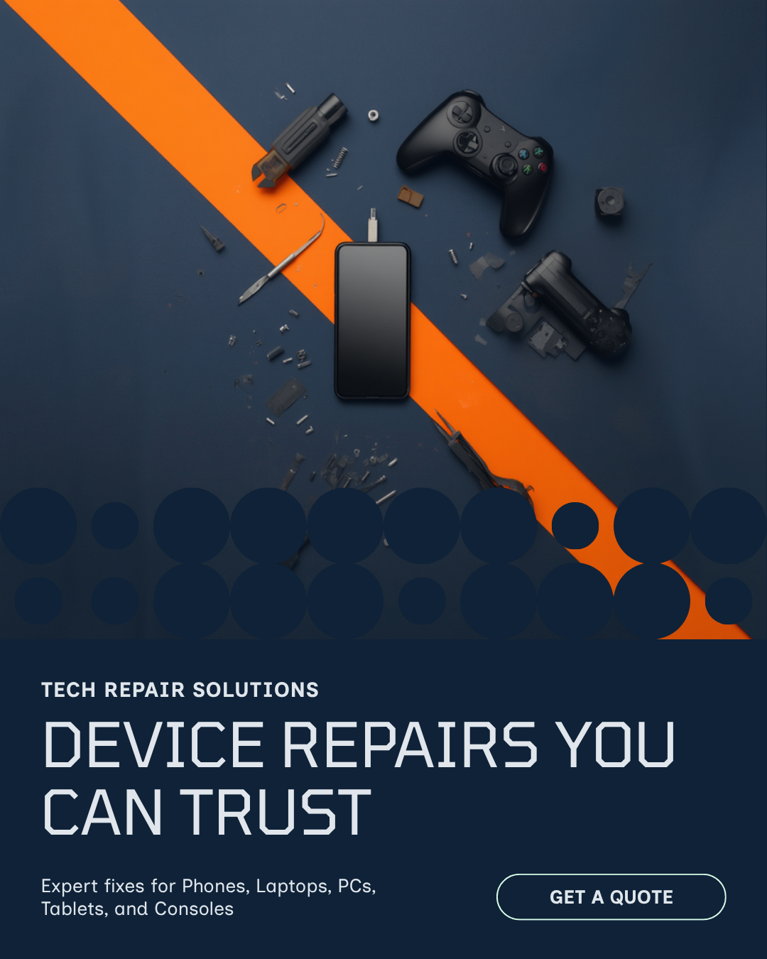 Creative I.T. Facebook ad: Mullingar's Repair Shop - All Devices